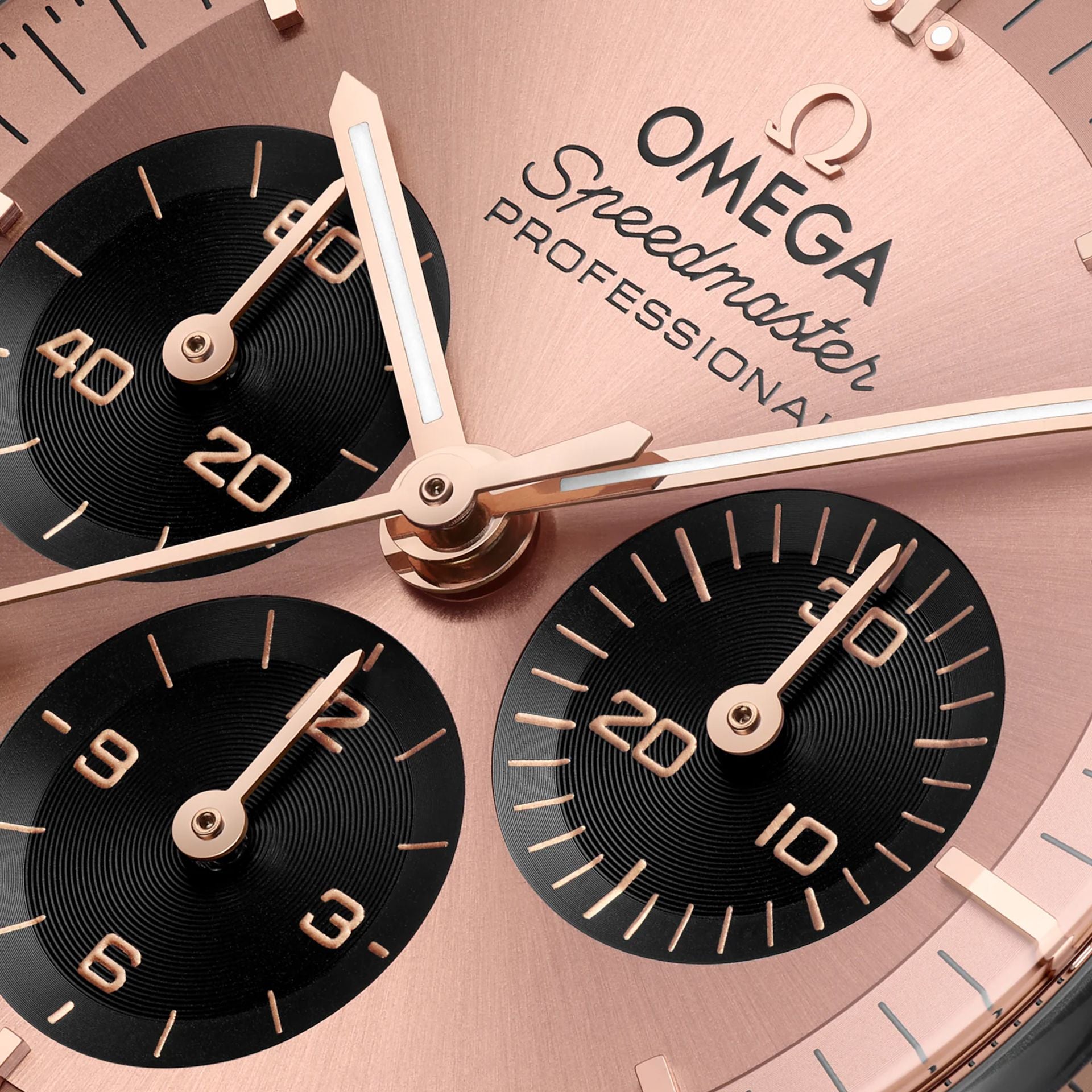 Omega 310.23.42.50.99.001 Speedmaster Moonwatch Professional 42mm Steel Senda Gold on Alligator Strap