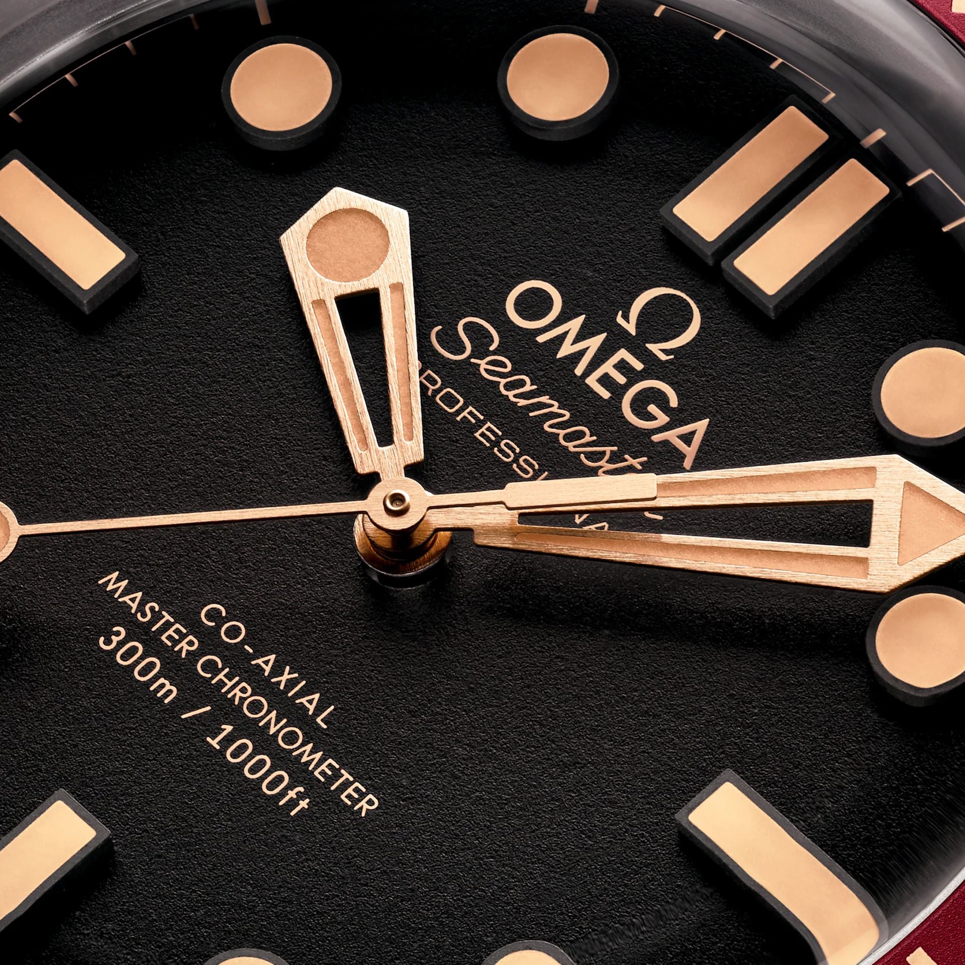 Omega Seamaster Diver 300M Bronze Gold "Ironman" on Bracelet 210.90.42.20.01.003