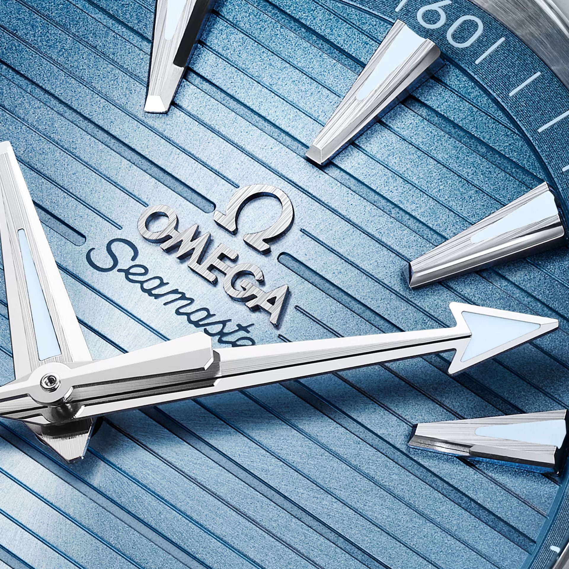 Omega 220.10.41.21.03.005 Seamaster Aqua Terra 150M Co-Axial Master Chronometer Summer Blue on Bracelet