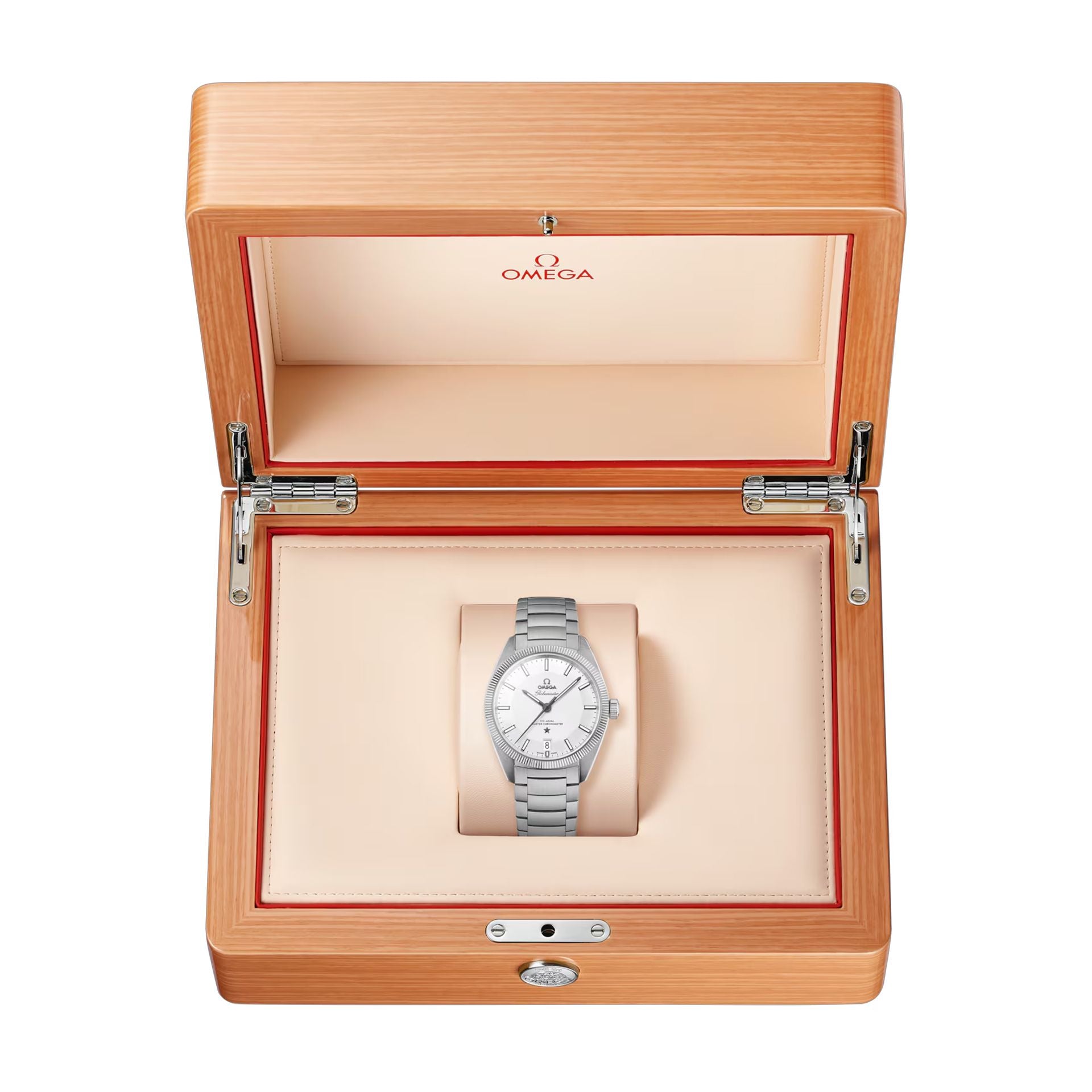 Constellation Globemaster Omega Co-Axial Master Chronometer 39mm Silver Dial on Bracelet