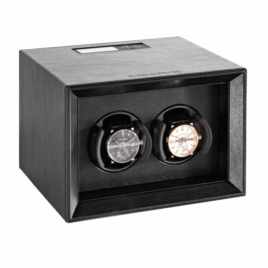 Buben & Zorweg SAFE MASTER 2 Black Leather Watch Winder