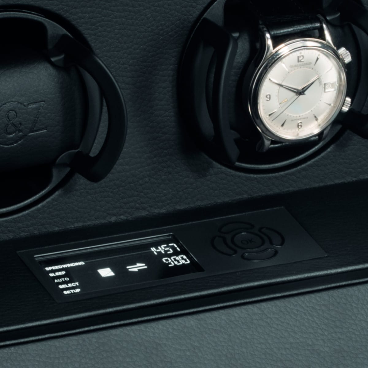 Buben & Zorweg SAFE MASTER 8 Black Leather Watch Winder