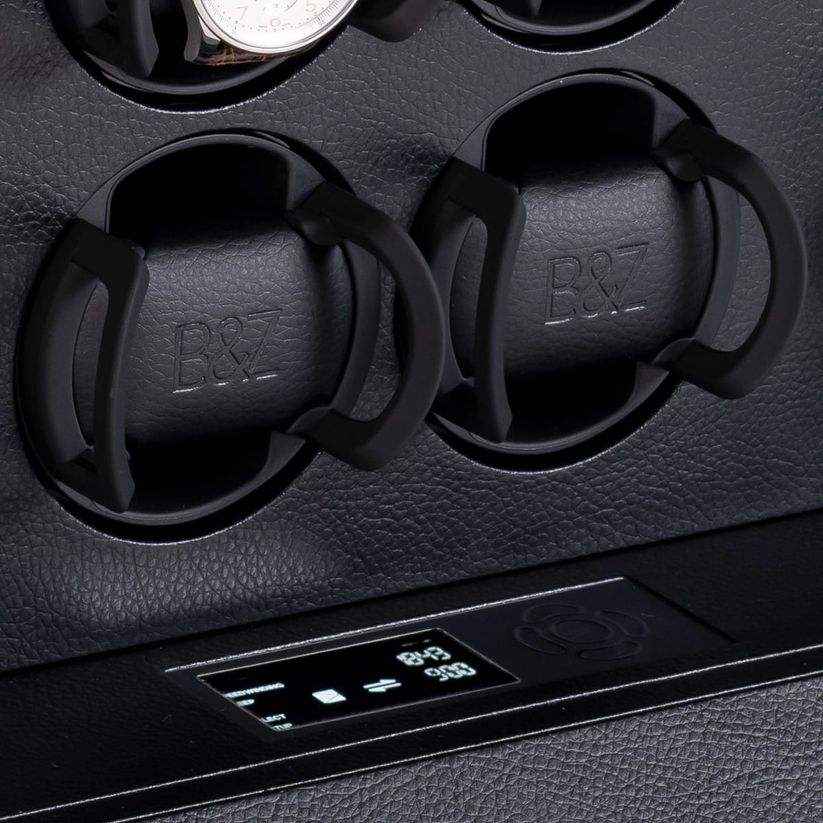 Buben & Zorweg SAFE MASTER 12 Black Leather Watch Winder
