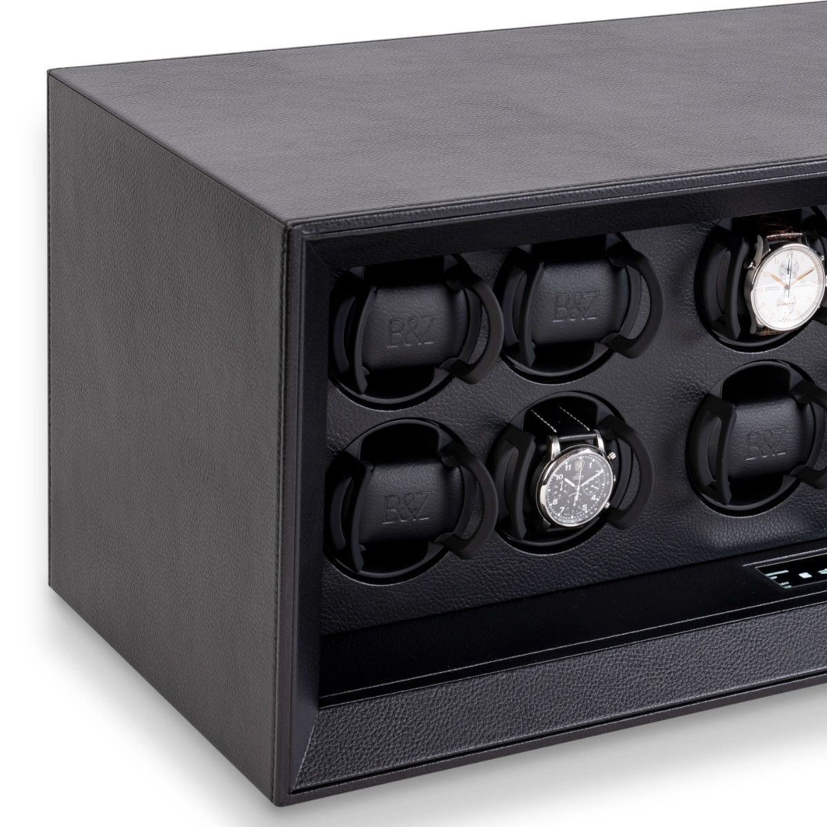 Buben & Zorweg SAFE MASTER 12 Black Leather Watch Winder