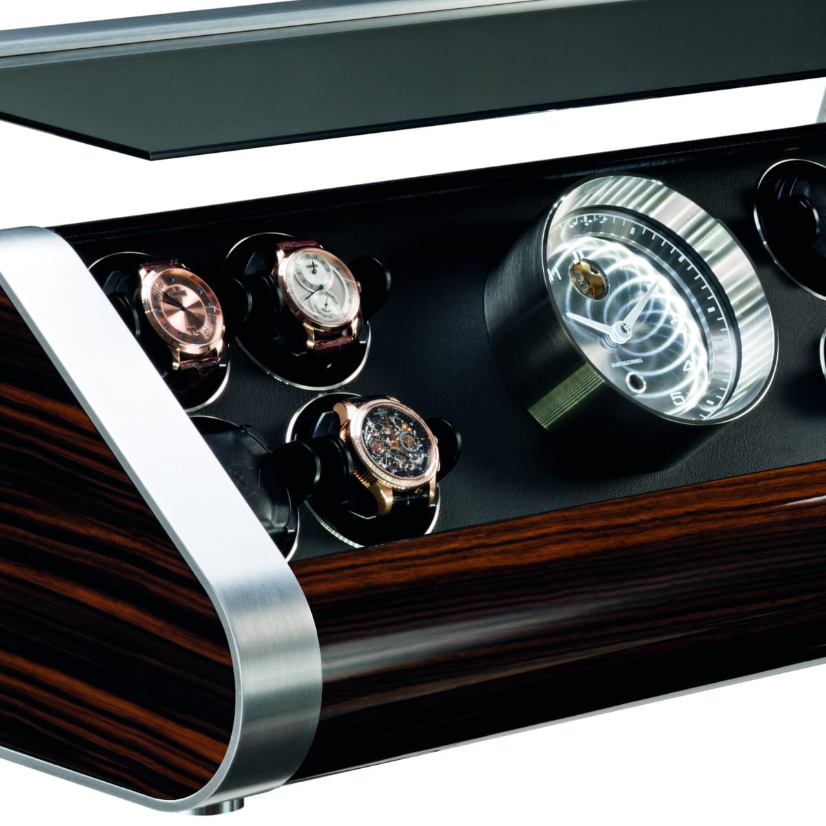 Buben & Zorweg REVOLUTION V8 Macassar Watch Winder
