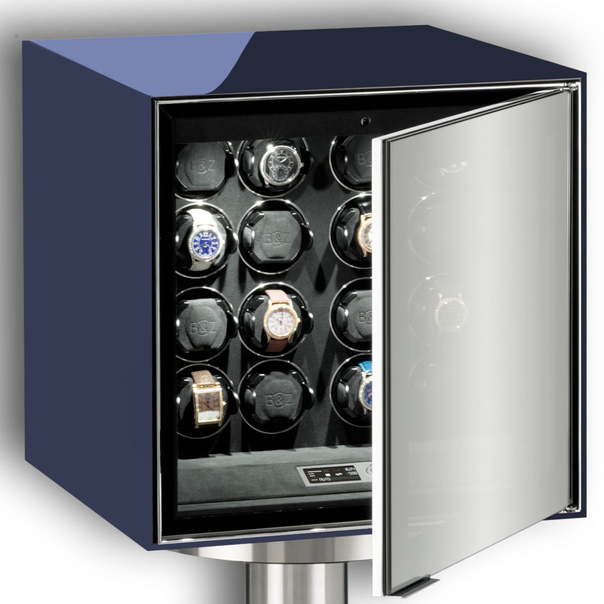 Buben & Zorweg Quantum 16 Blue Lacquer Watch Winder