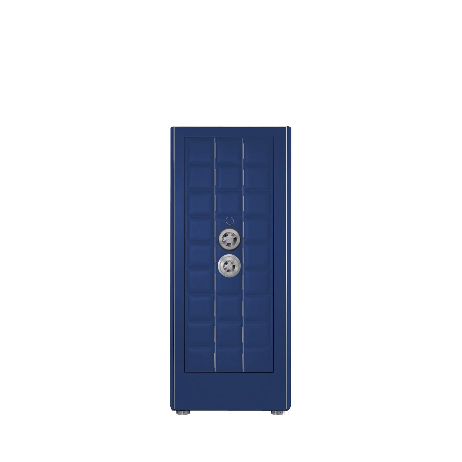 Buben & Zorweg Orion XL Standalone VdS I Nappa Ocean Blue Safe with Watch Winders