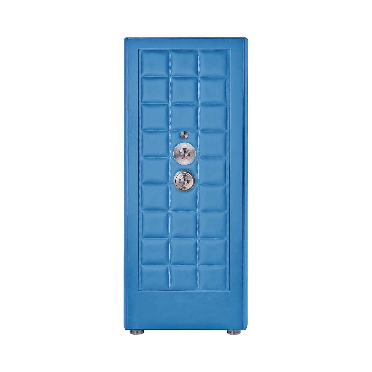 Buben & Zorweg Orion XL Standalone VdS I Nappa Lagoon Blue Safe with Watch Winders