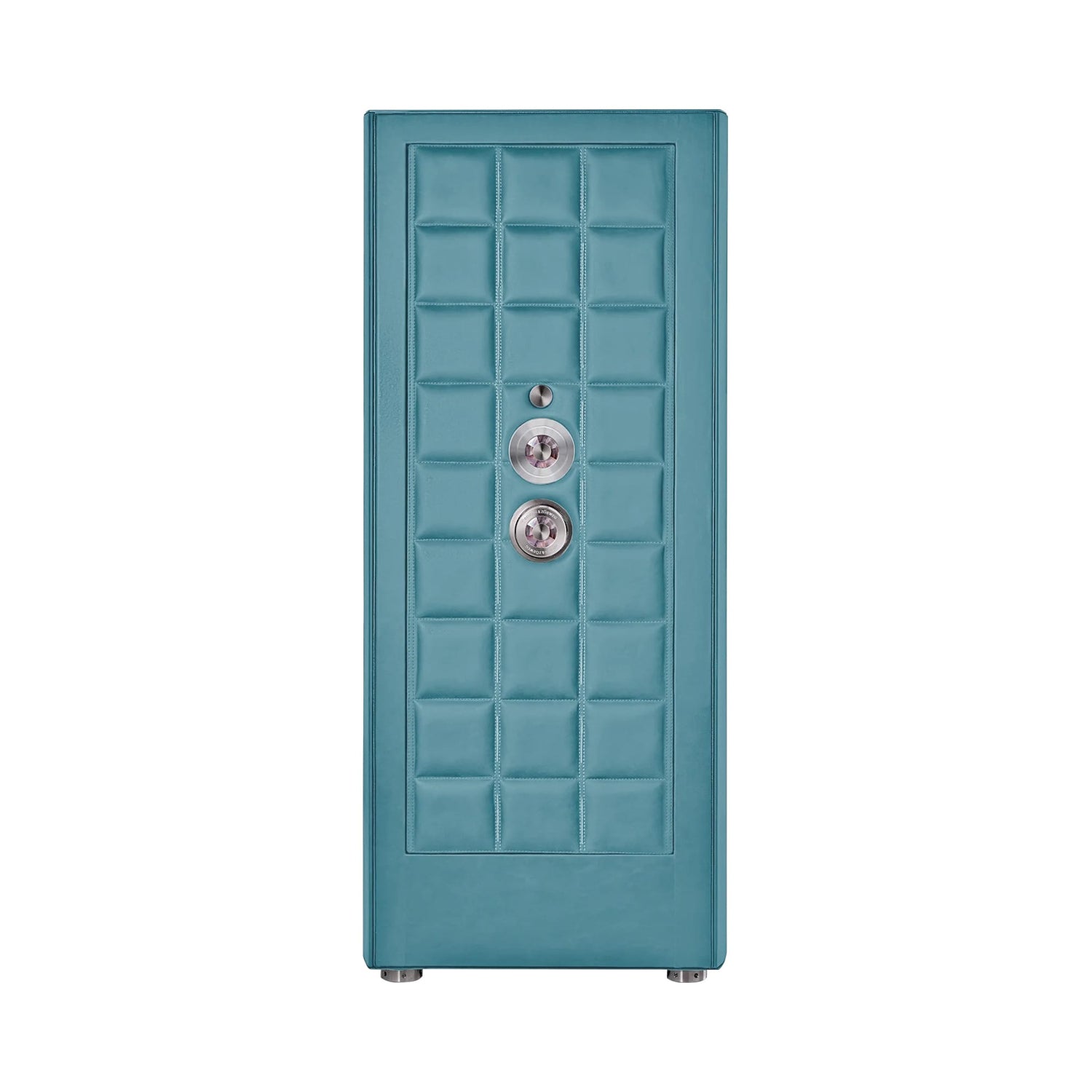 Buben & Zorweg Orion XL Standalone VdS I Nappa Aqua Blue Safe with Watch Winders
