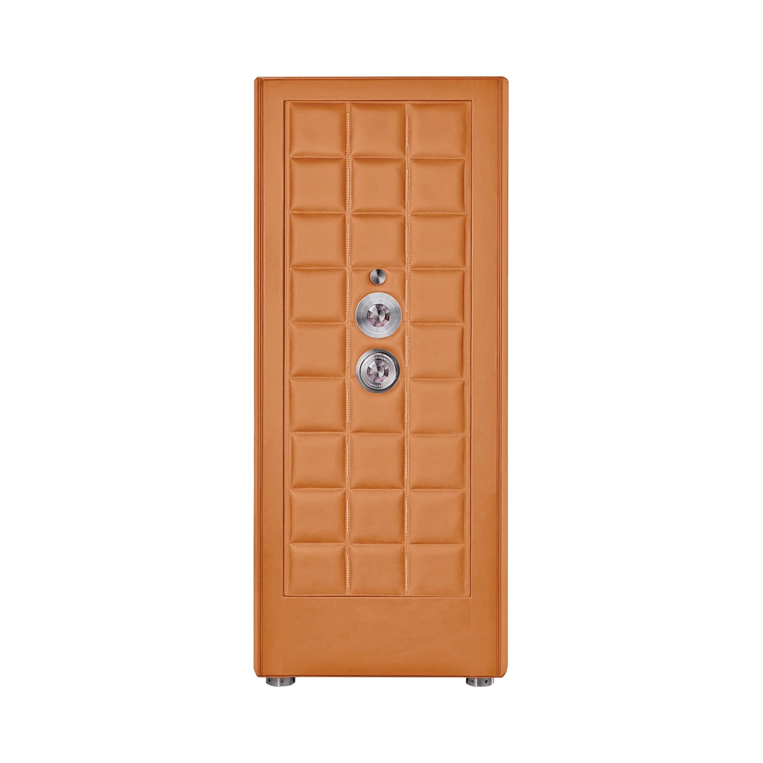 Buben & Zorweg Orion XL Standalone VdS I Nappa Lava Orange Safe with Watch Winders
