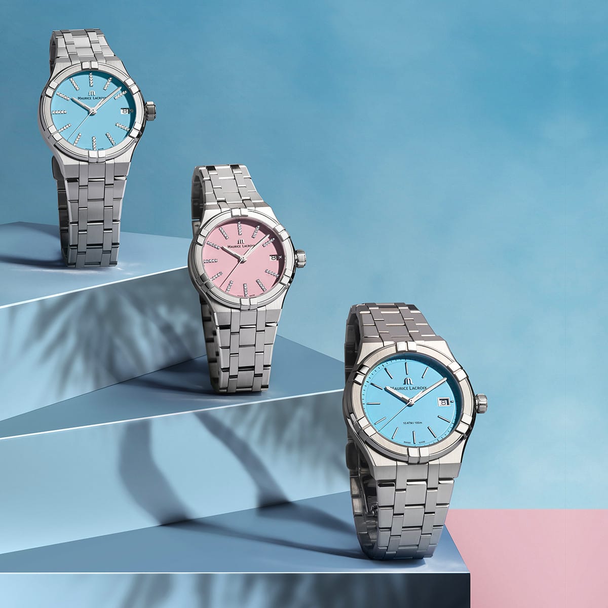 Maurice Lacroix AI1106-SS002-550-1 Aikon Quartz Colours Edition