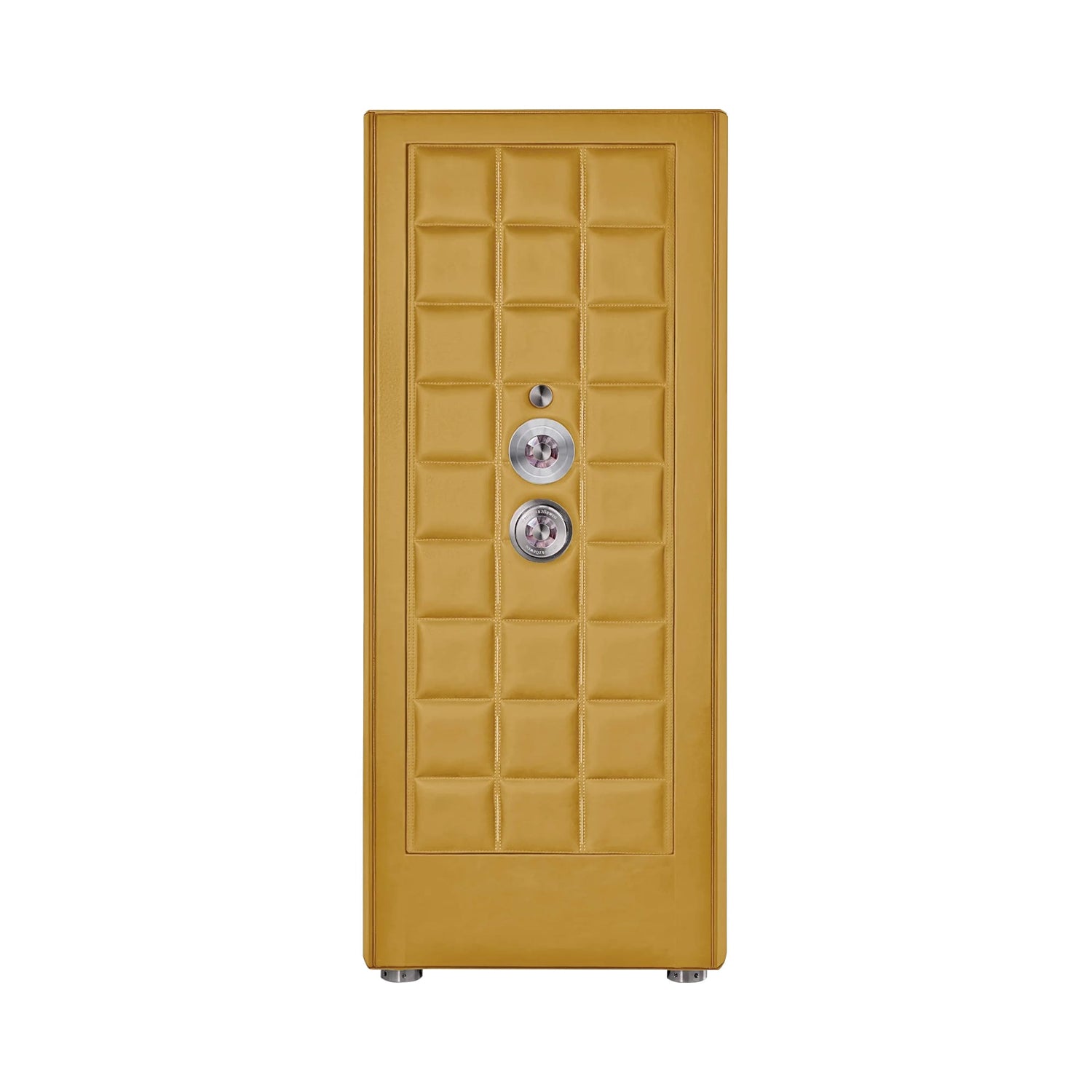 Buben & Zorweg Orion XL Standalone VdS I Nappa Honey Yellow Safe with Watch Winders