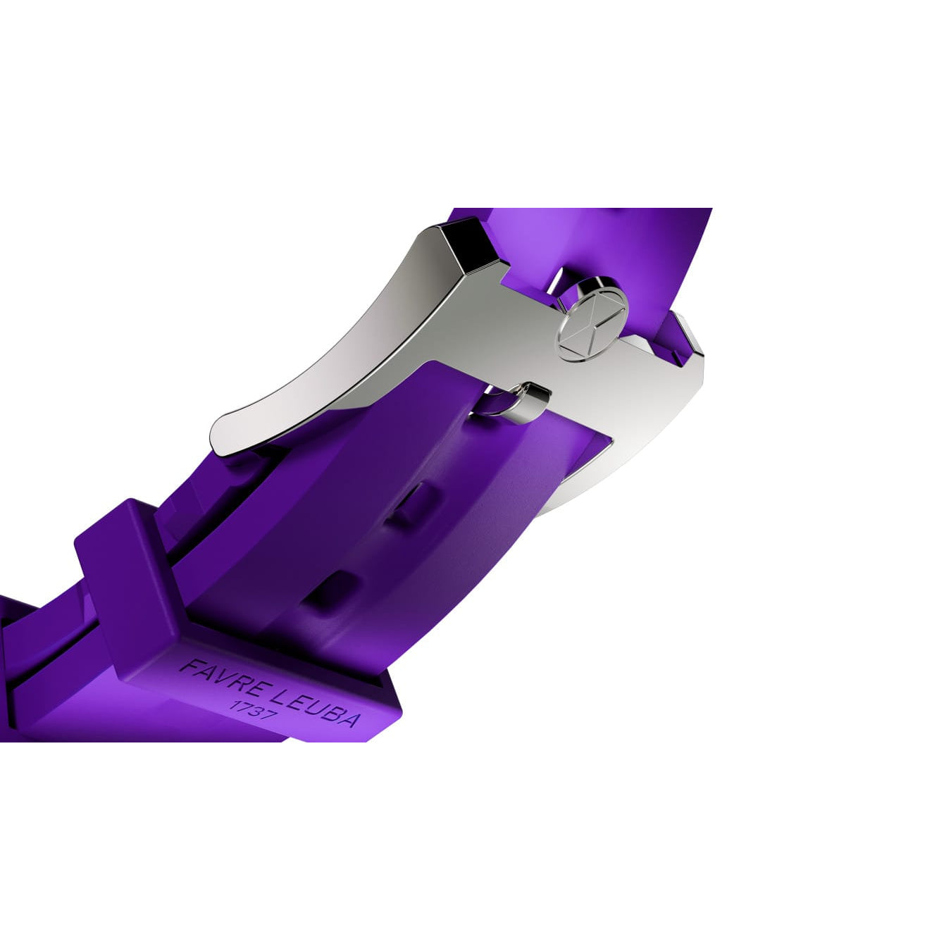 Favre Leuba 00.20102.102.07.307 Chief Date Purple Dial on Strap