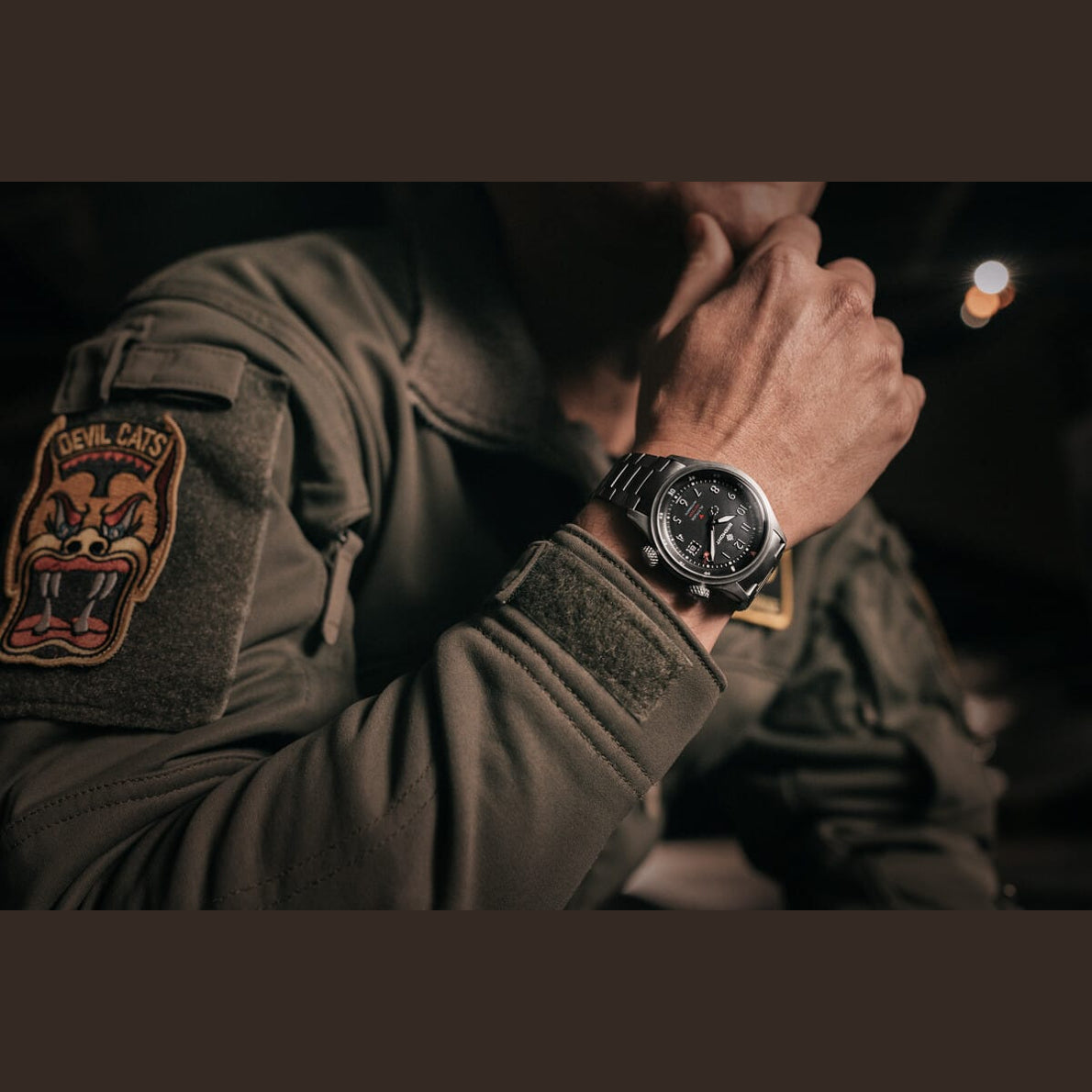 Bremont Altitude MB Meteor Orange Black Dial on Bracelet