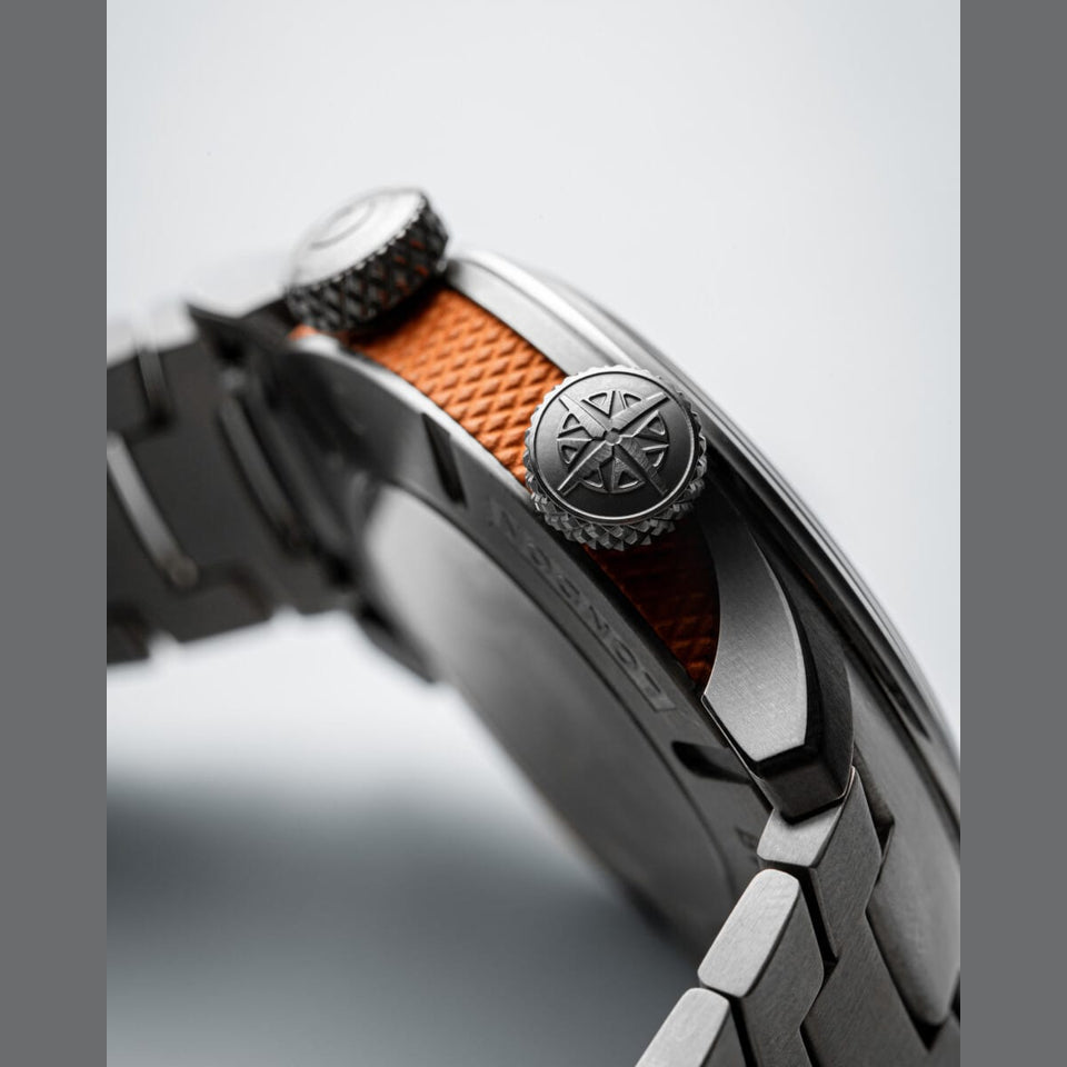 Bremont Altitude MB Meteor Orange Silver Dial on Bracelet