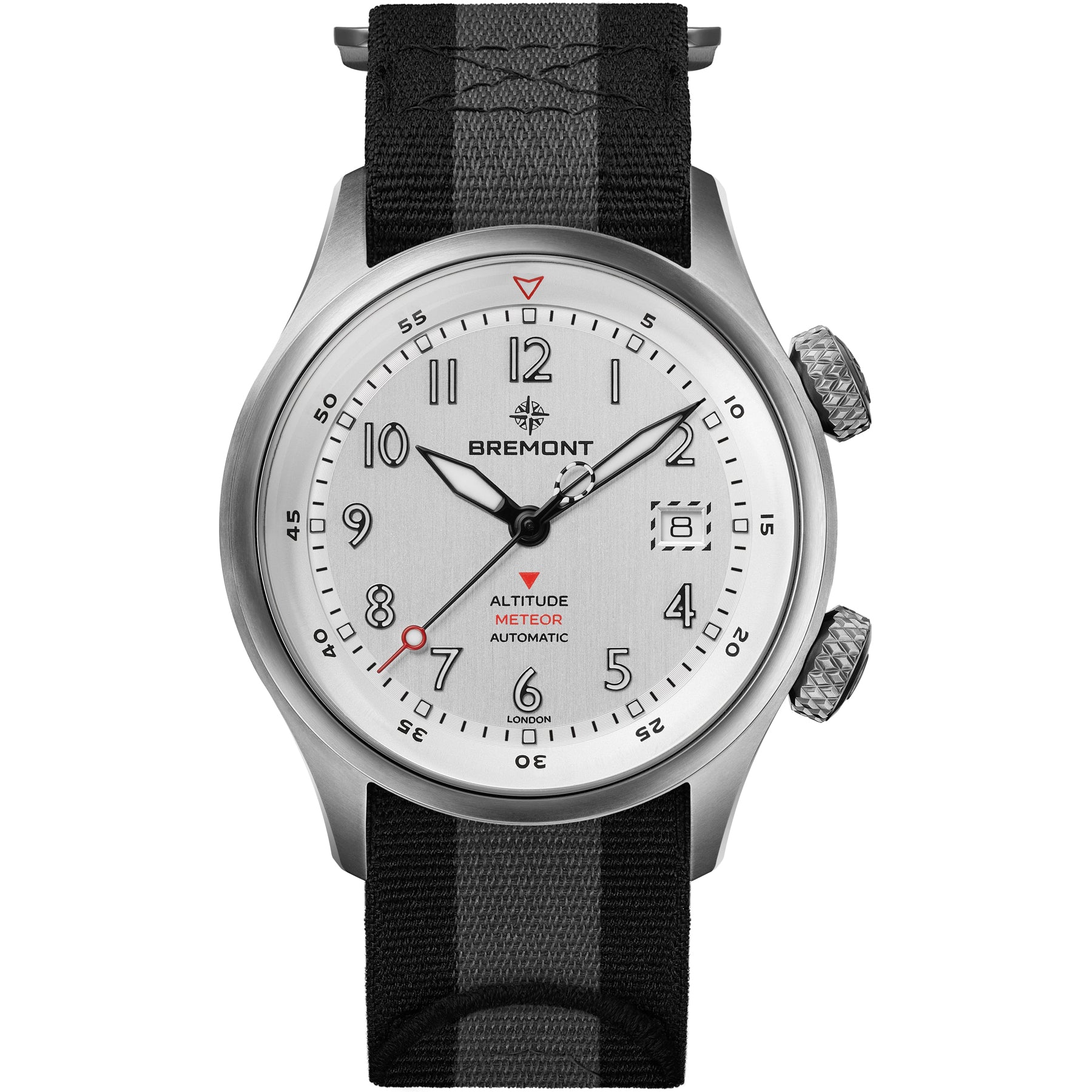 Bremont Altitude MB Meteor Orange Silver Dial on NATO Strap