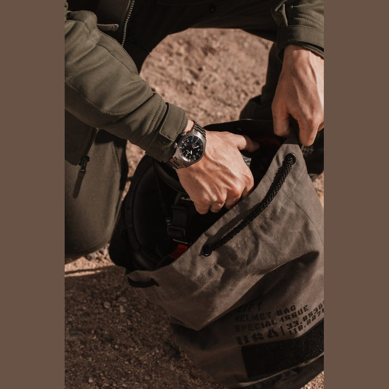 Bremont Altitude MB Meteor Orange Black Dial on Bracelet