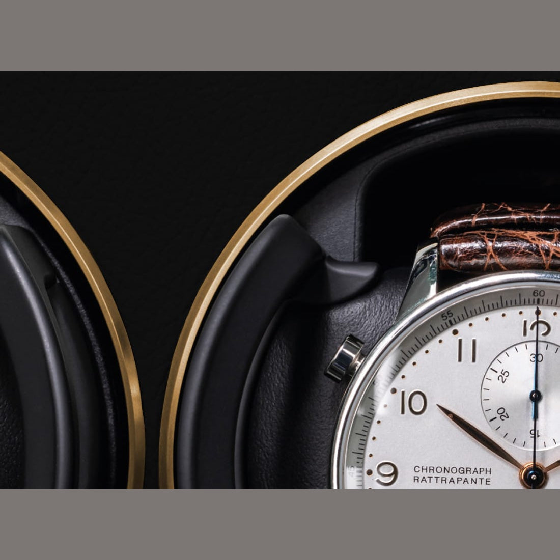 Buben & Zorweg Orion XL Standalone VdS I Nappa Black Gold Safe with Watch Winders