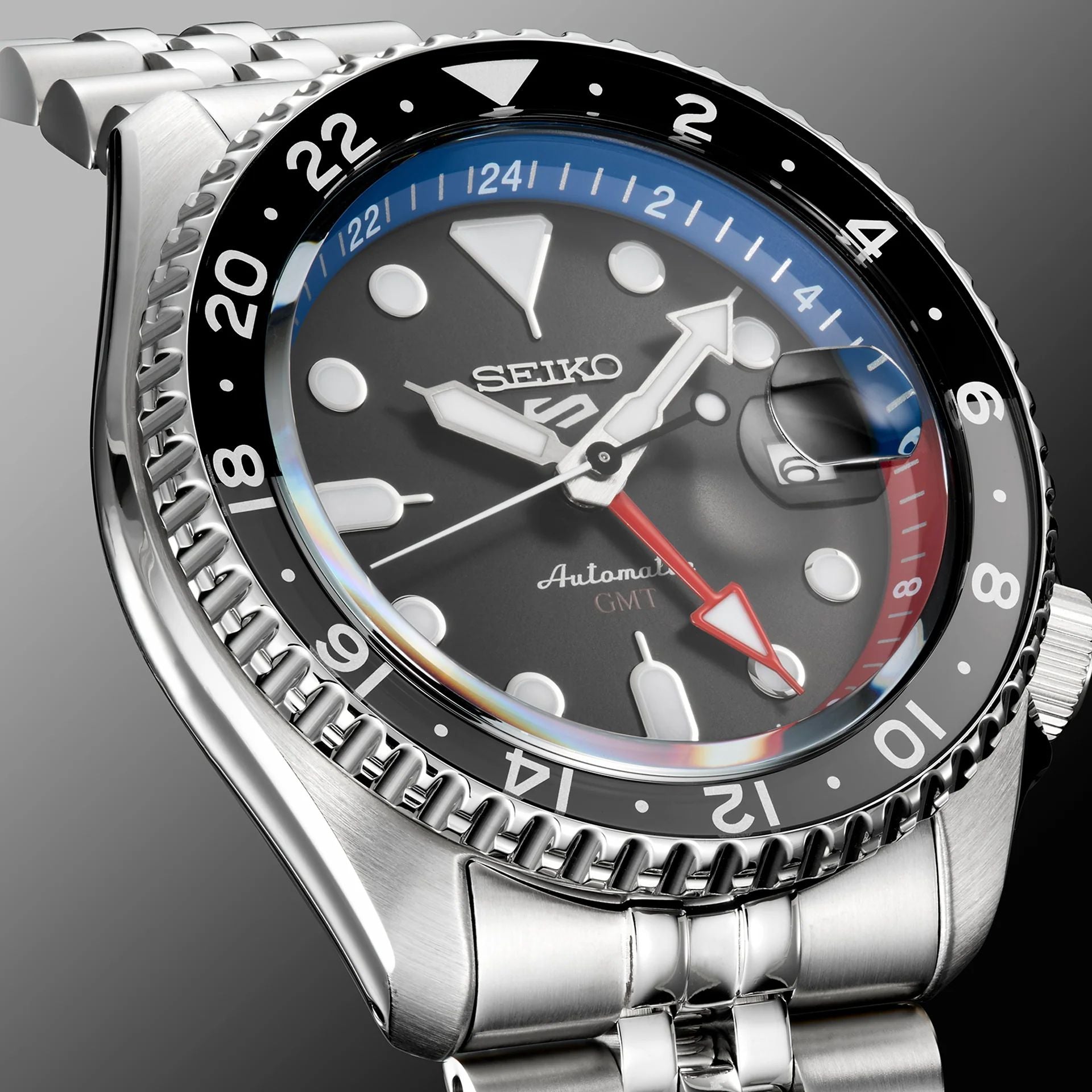 Seiko 5 Sports GMT SSK019 Black