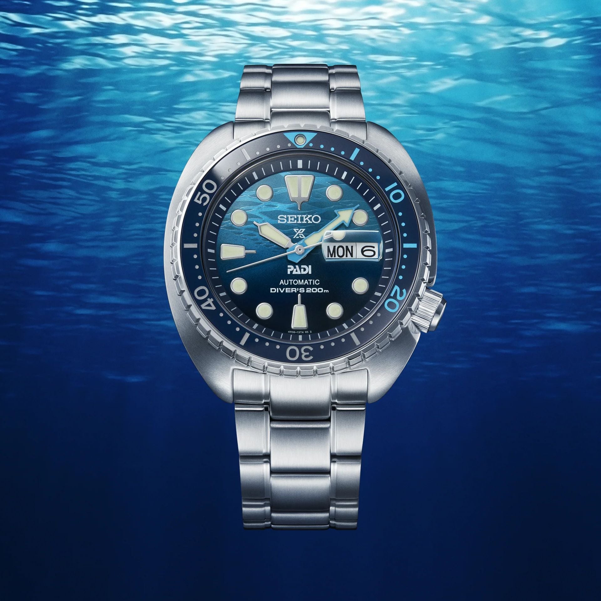 Seiko Prospex SRPK01 Padi Special Edition Great Blue King Turtle