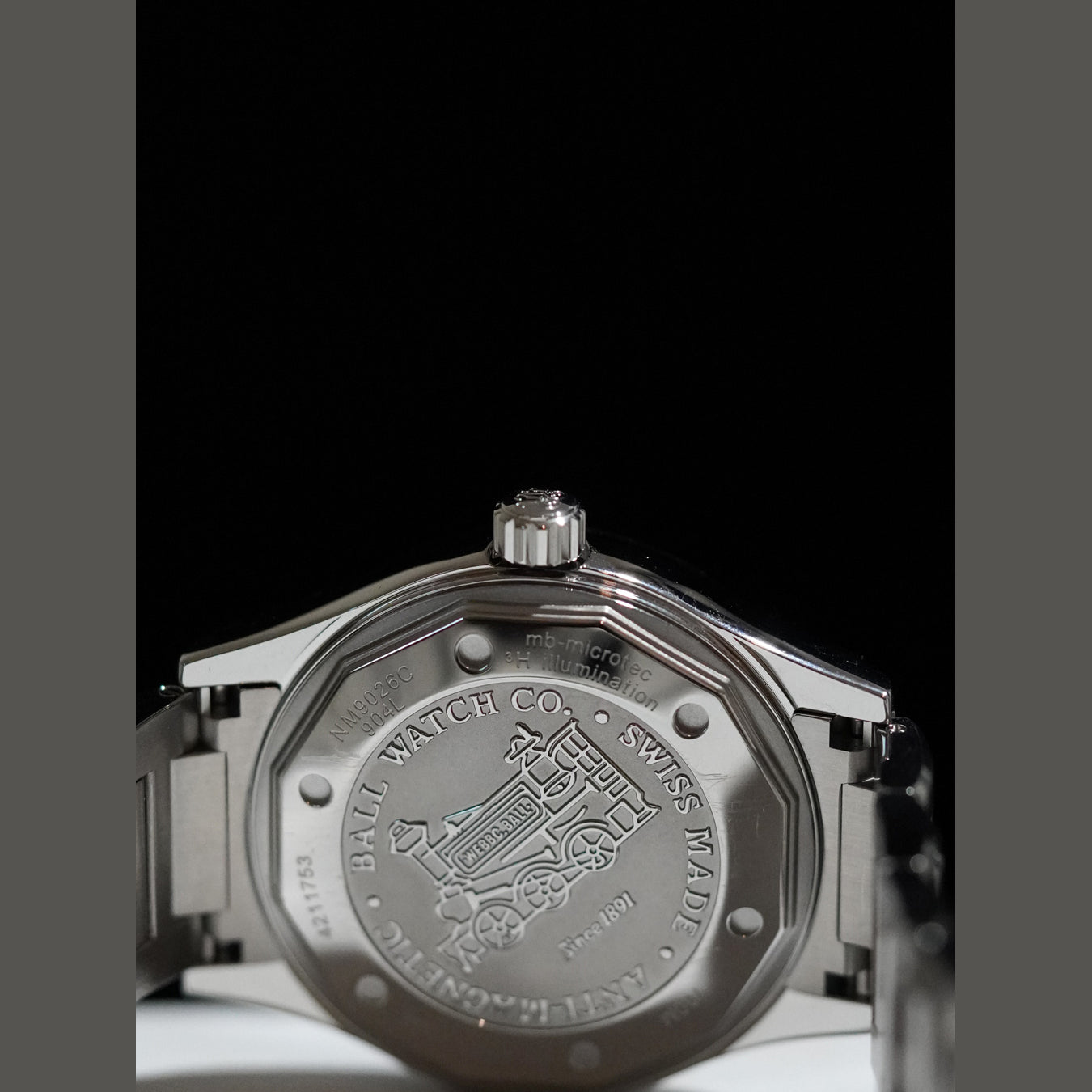 Ball NM9026C-S27C-RDR Engineer III Marvelight Chronometer Burgundy Red