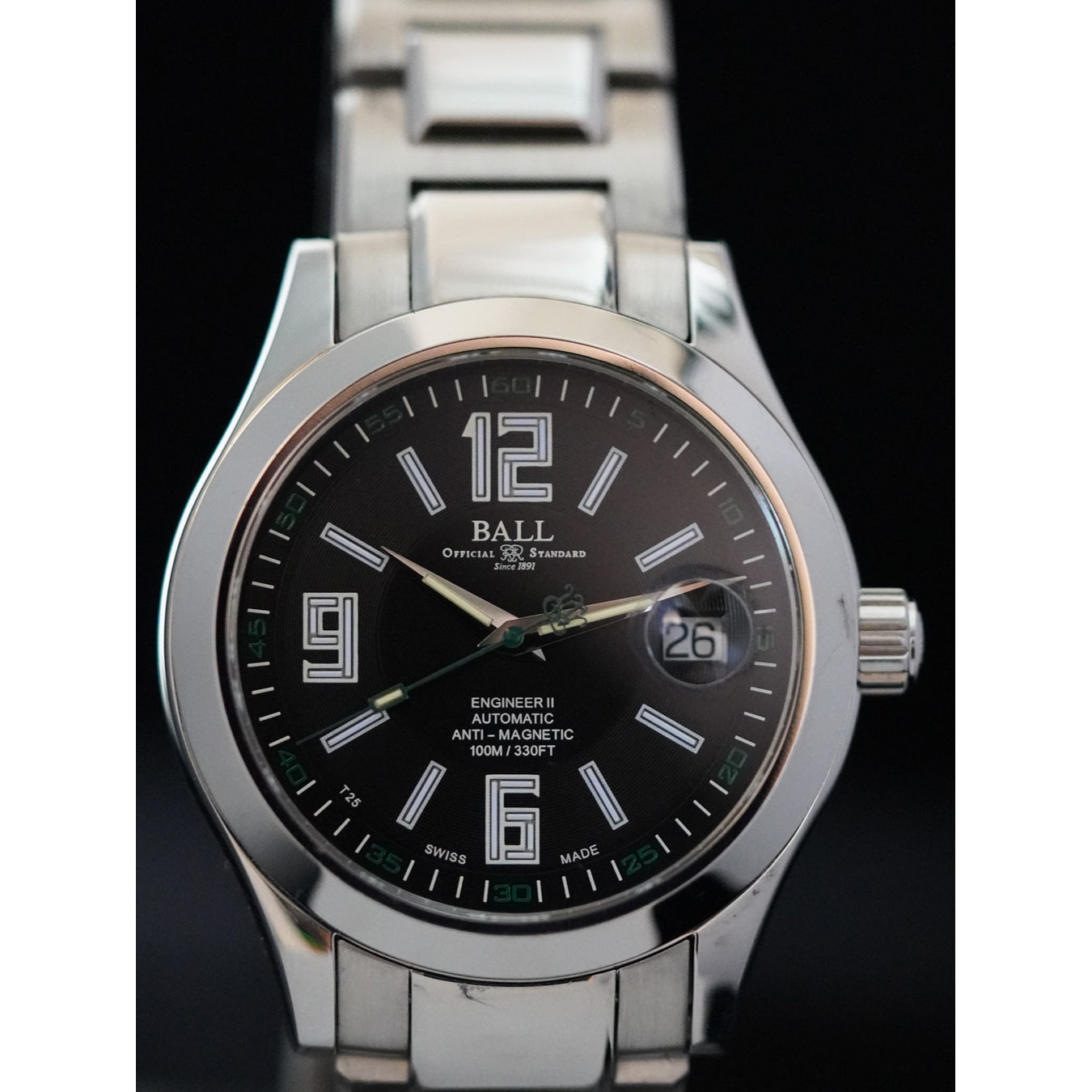 Ball NM1020C-S4-BK Engineer II Arabic 40mm Black Dial