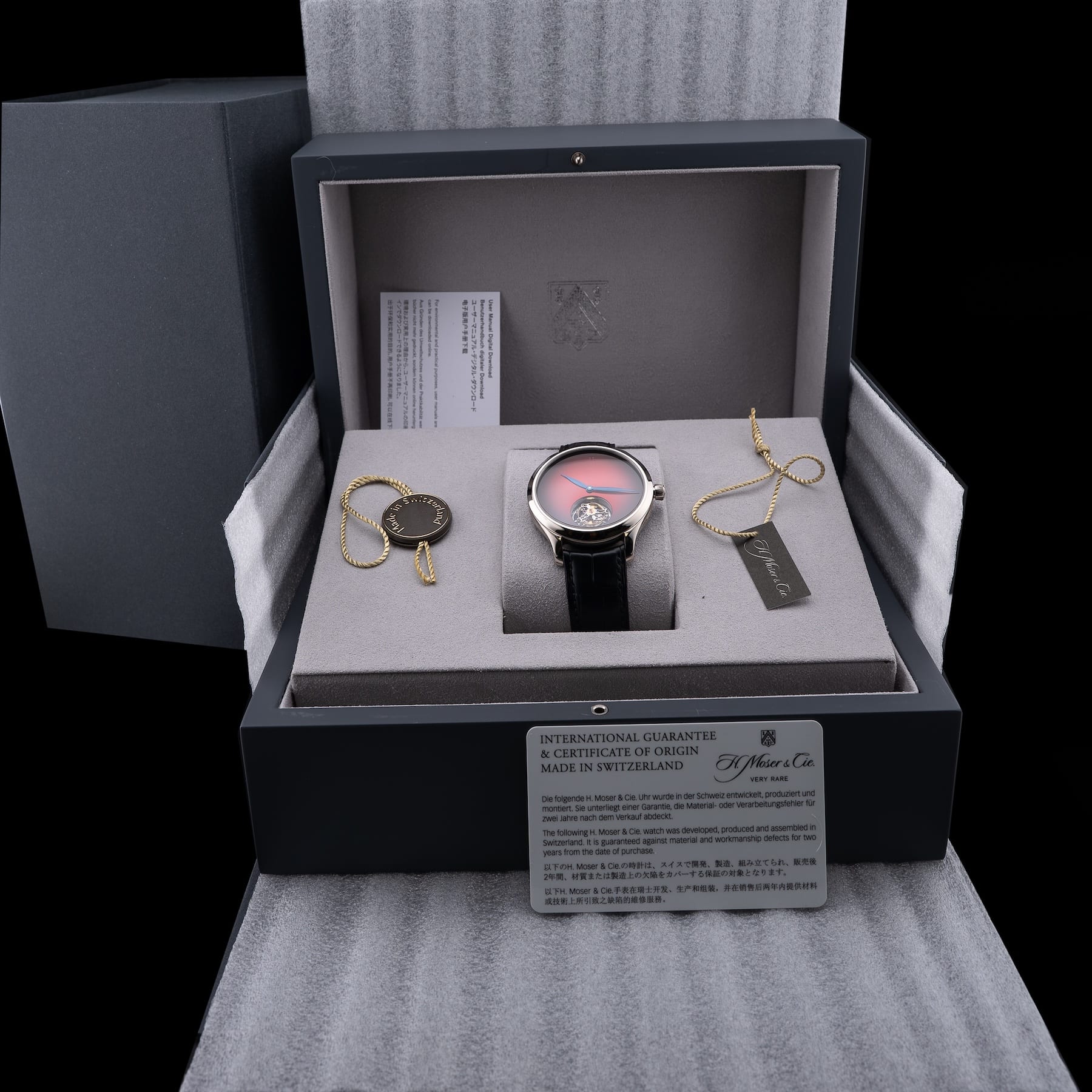 H. Moser & Cie. 1804-0205 Endeavour Tourbillon Limited Edition Red Dial