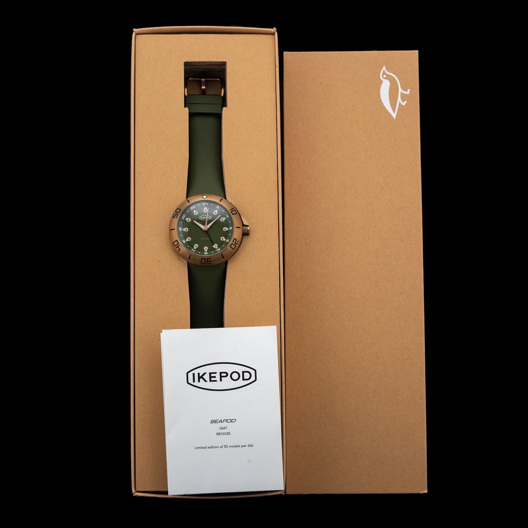 Ikepod S006-SI-LV Seapod GMT Diver Bronze Yves