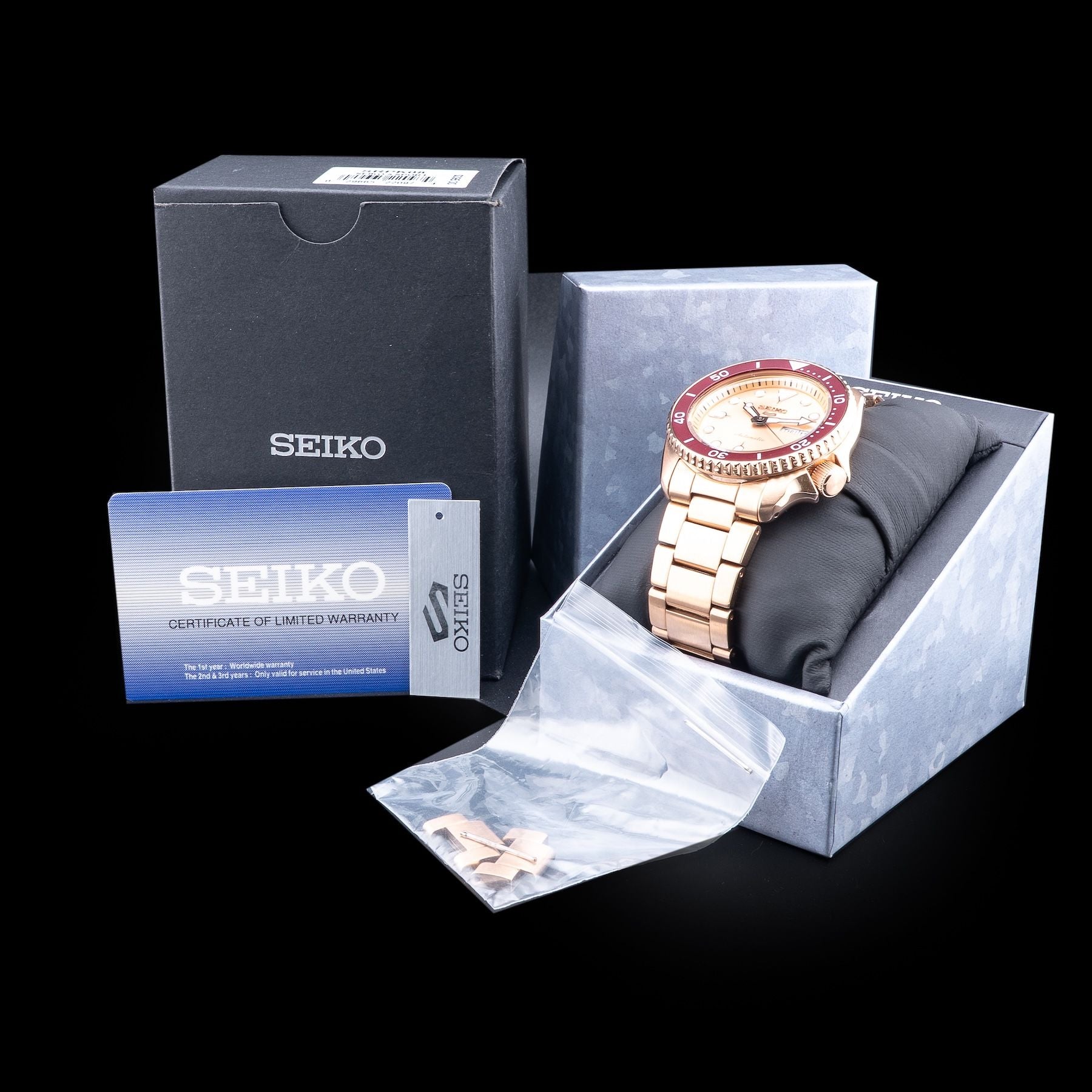 Seiko 5 Sports SRPK08 55Th Anniversary Customize Rose