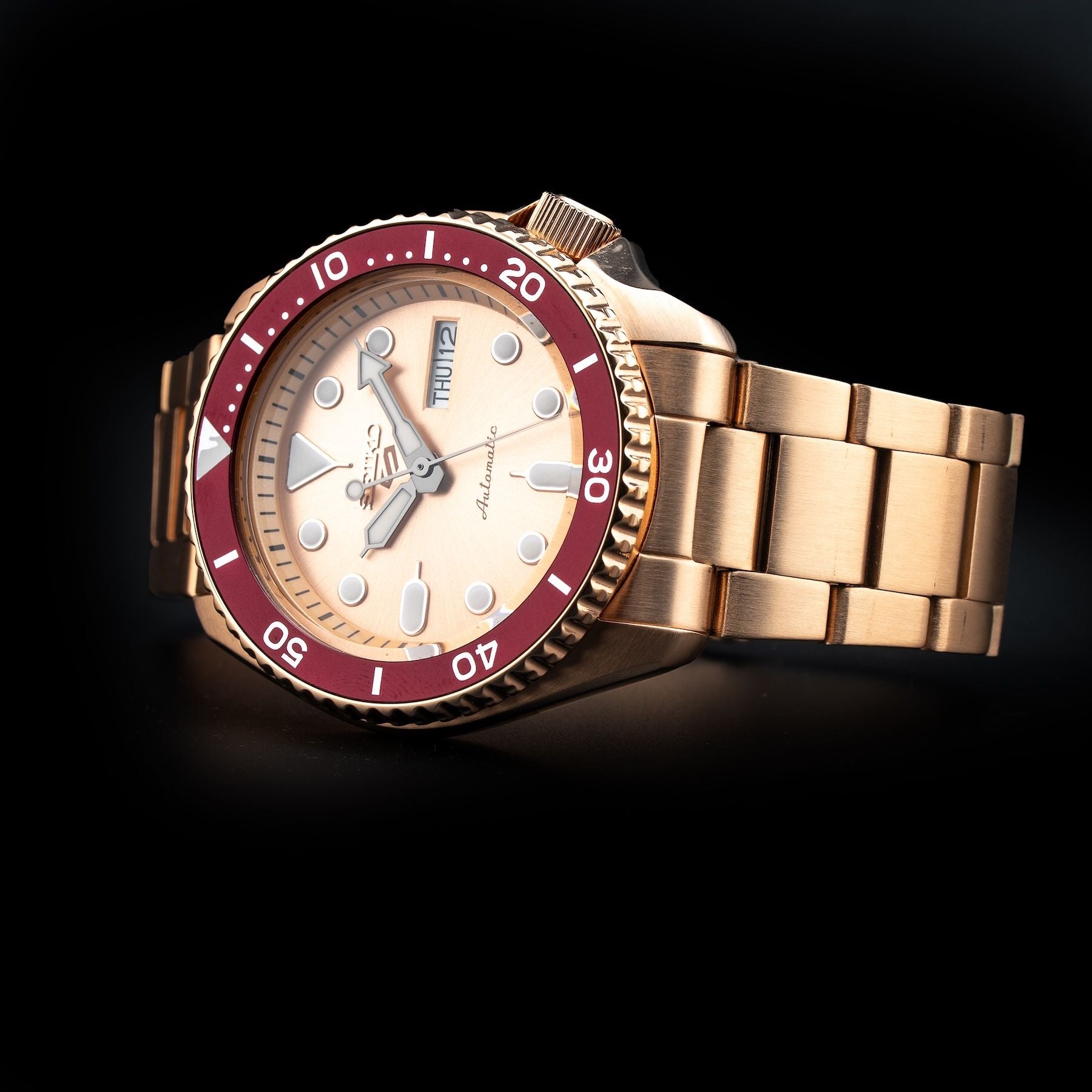 Seiko 5 Sports SRPK08 55Th Anniversary Customize Rose