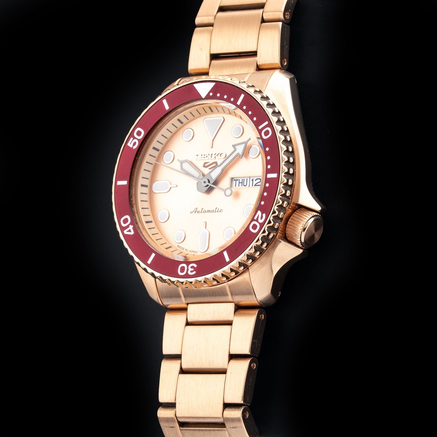 Seiko 5 Sports SRPK08 55Th Anniversary Customize Rose