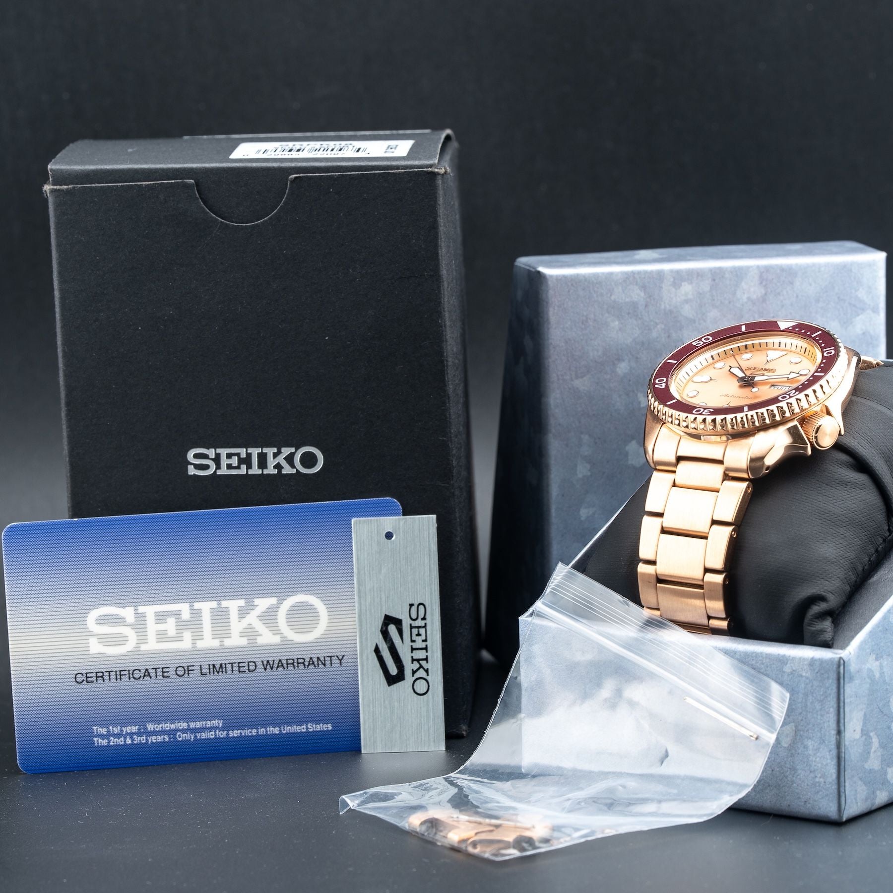 Seiko 5 Sports SRPK08 55Th Anniversary Customize Rose