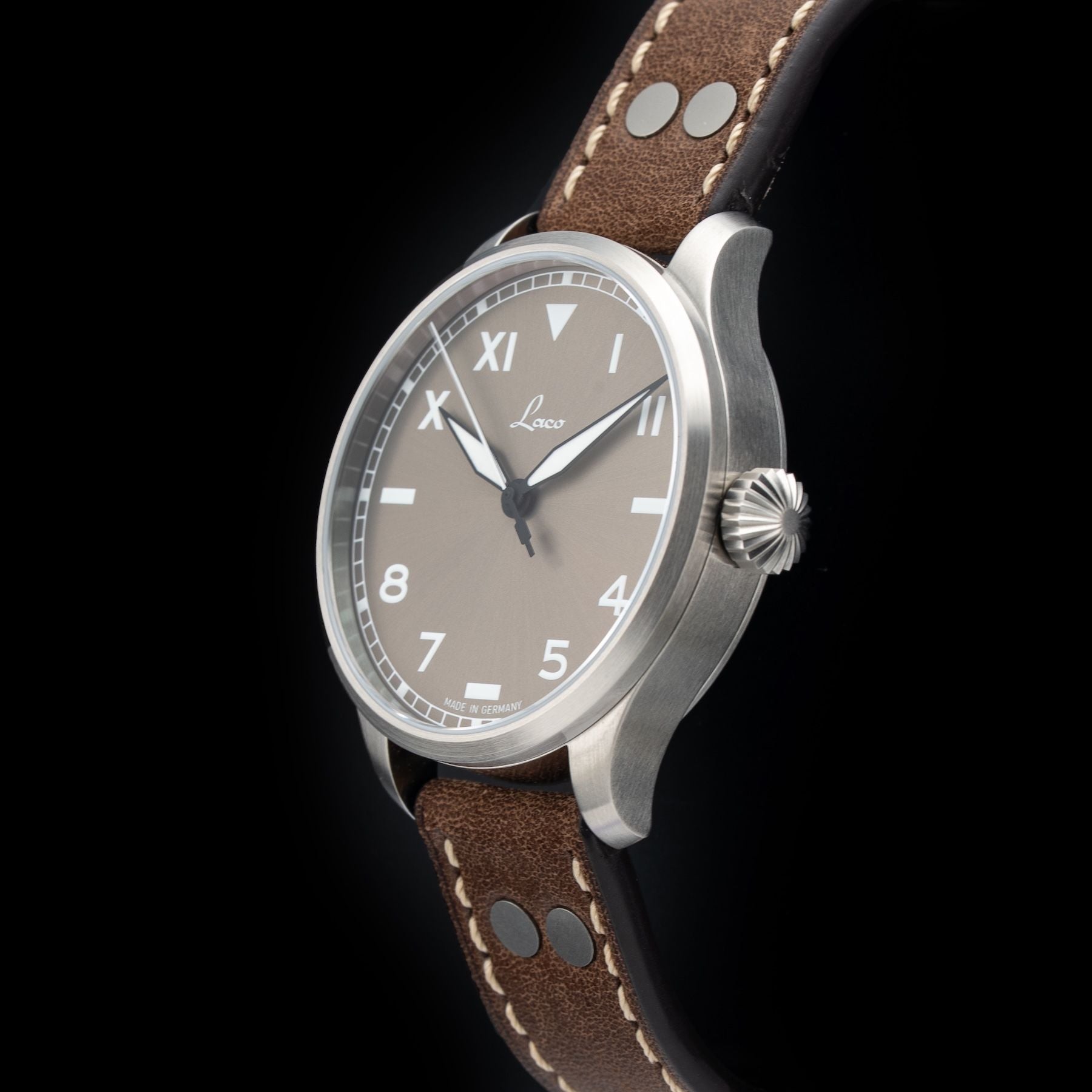 Laco 862170 Pilot Watches Basic Augsburg 42 Taupe California