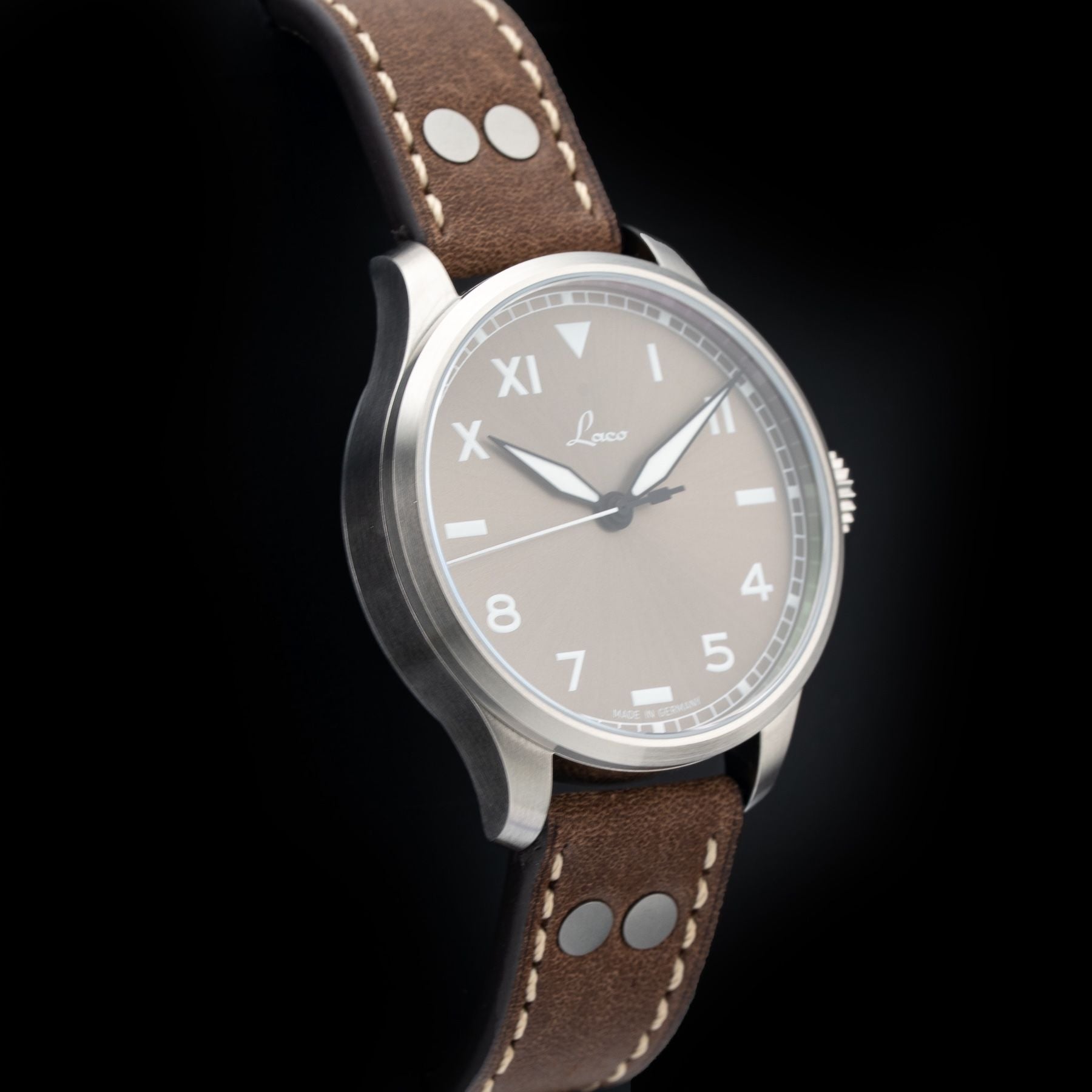 Laco 862170 Pilot Watches Basic Augsburg 42 Taupe California