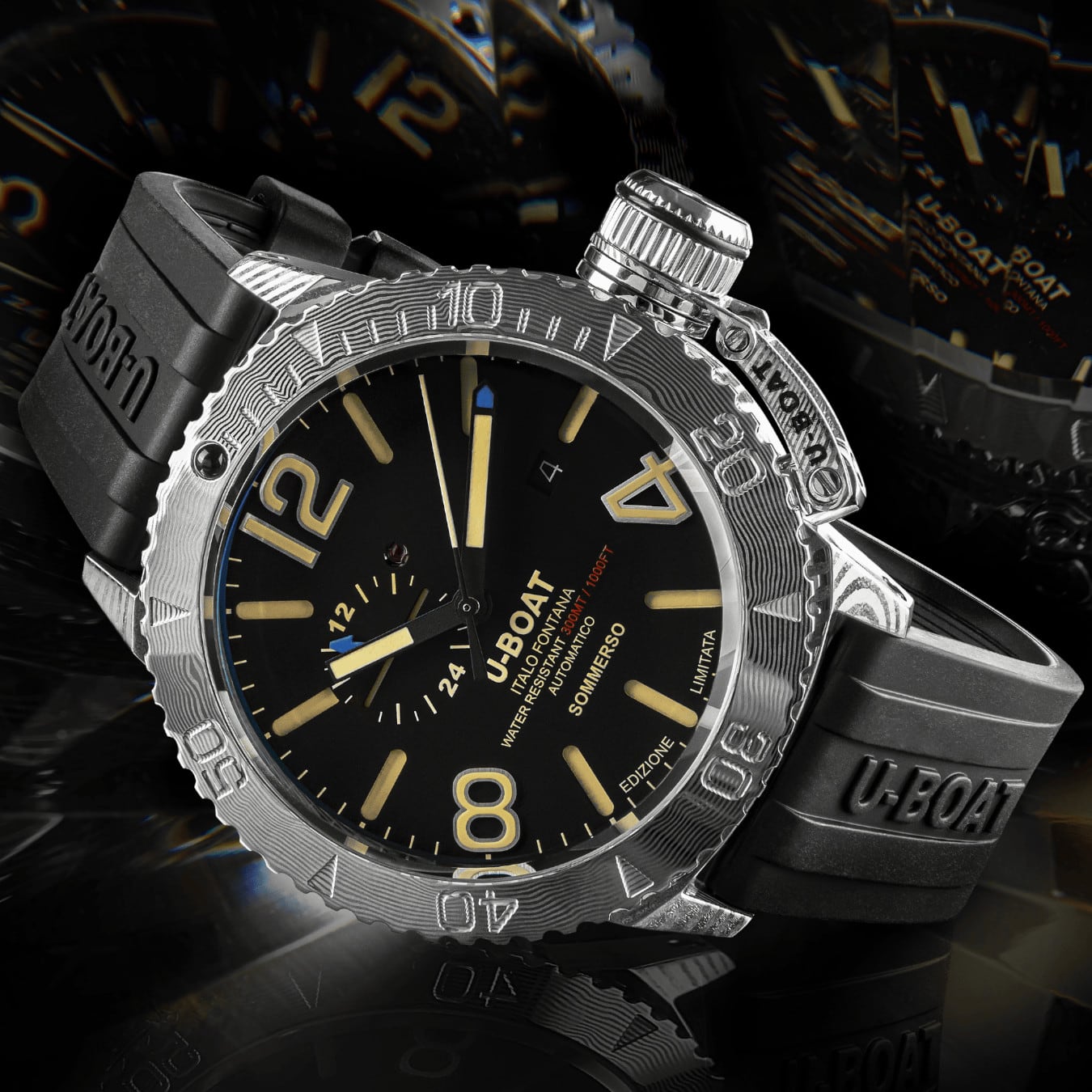 U-Boat 9988 Sommerso Damasco Right