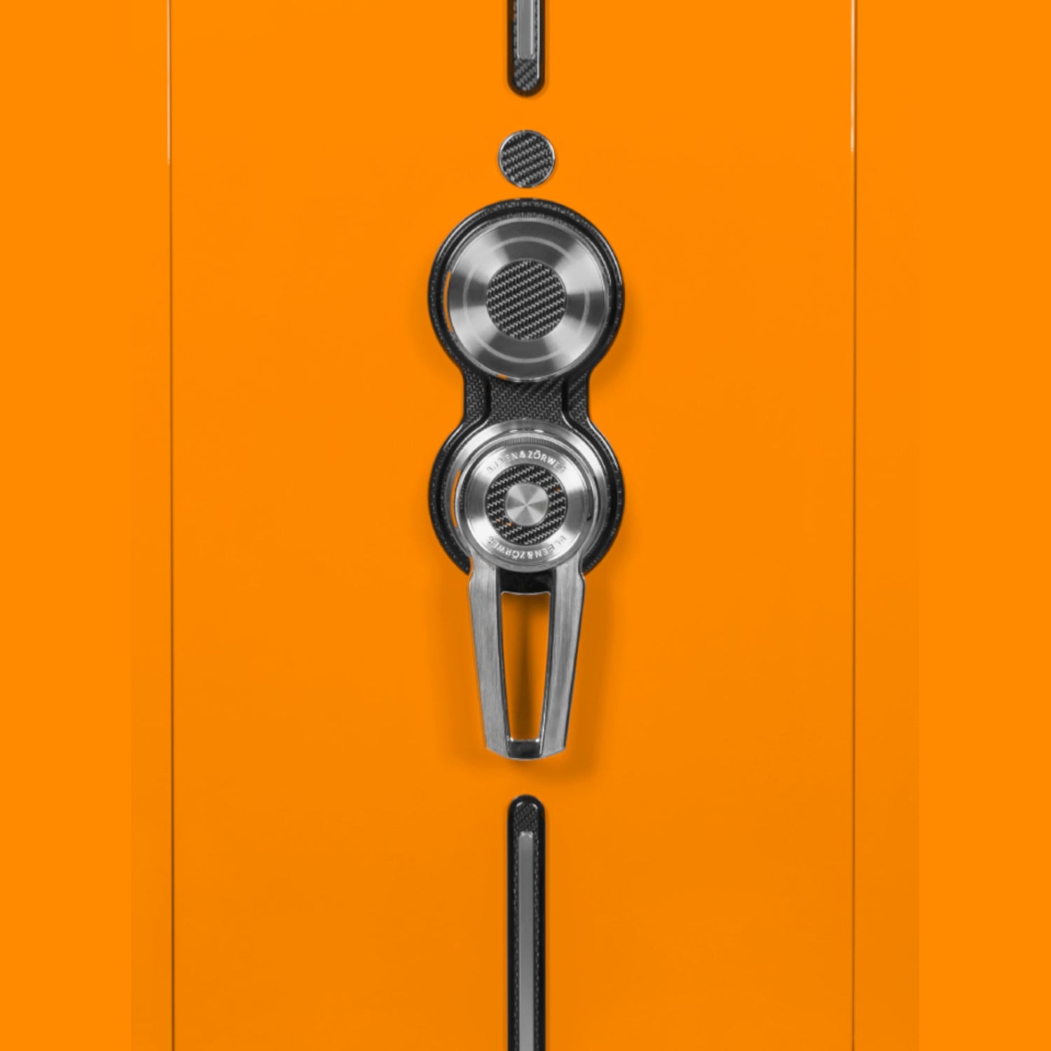 Buben & Zorweg Turbo XL One-Tone VdS I Speed Orange Safe with Watch Winders