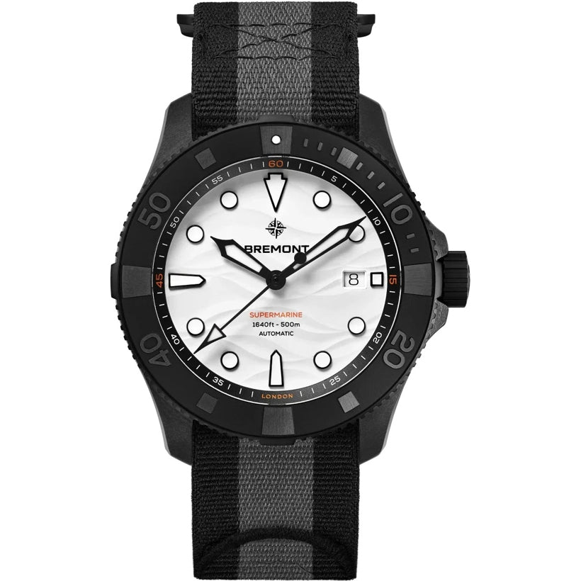 Bremont SM43-DT-BKCER-WH-N-S Supermarine Full Ceramic Polar White