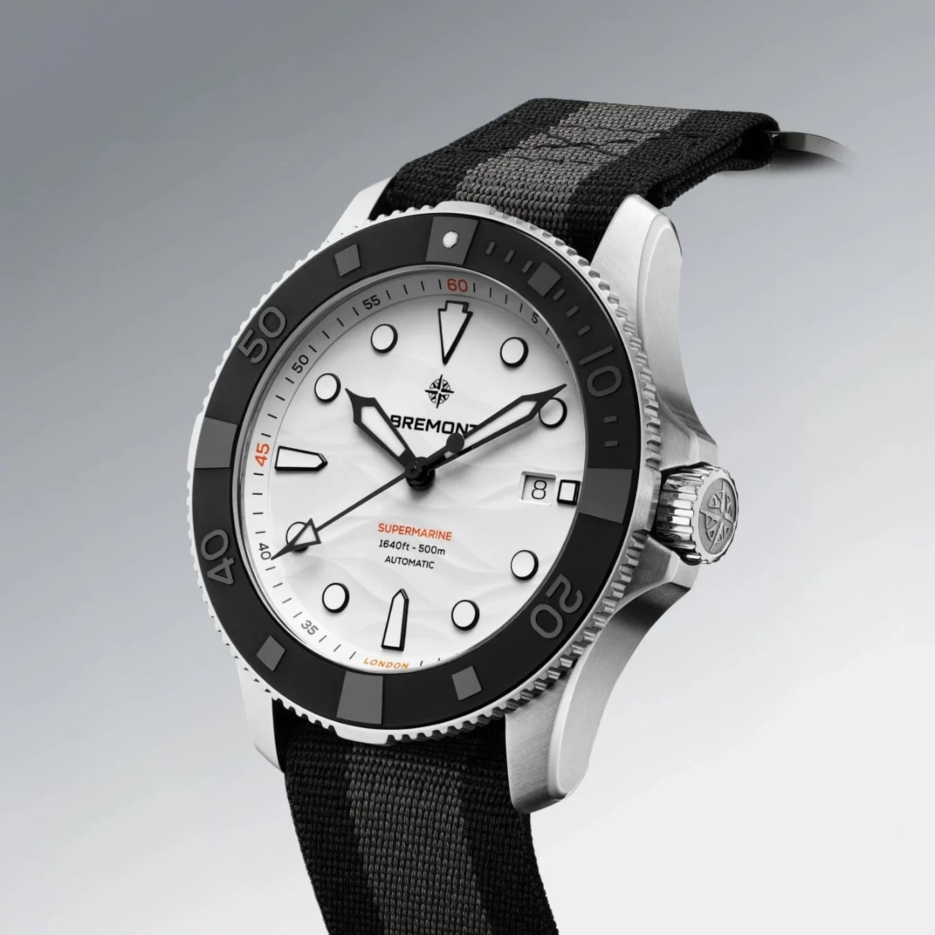 Bremont SM43-DT-SS-WH-N-S Supermarine 500m Polar White