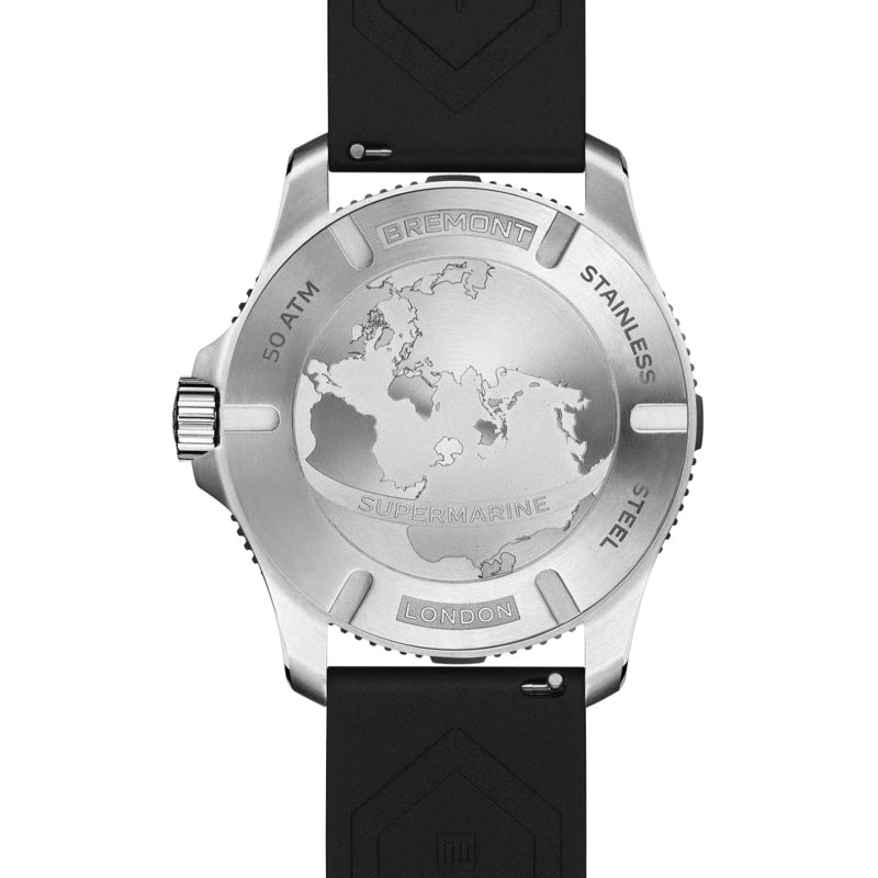 Bremont SM43-DT-SS-WH-R-S Supermarine 500m Polar White