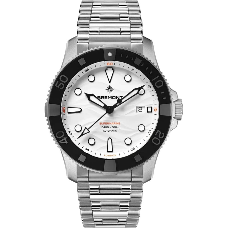 Bremont SM43-DT-SS-WH-B Supermarine 500M Polar White