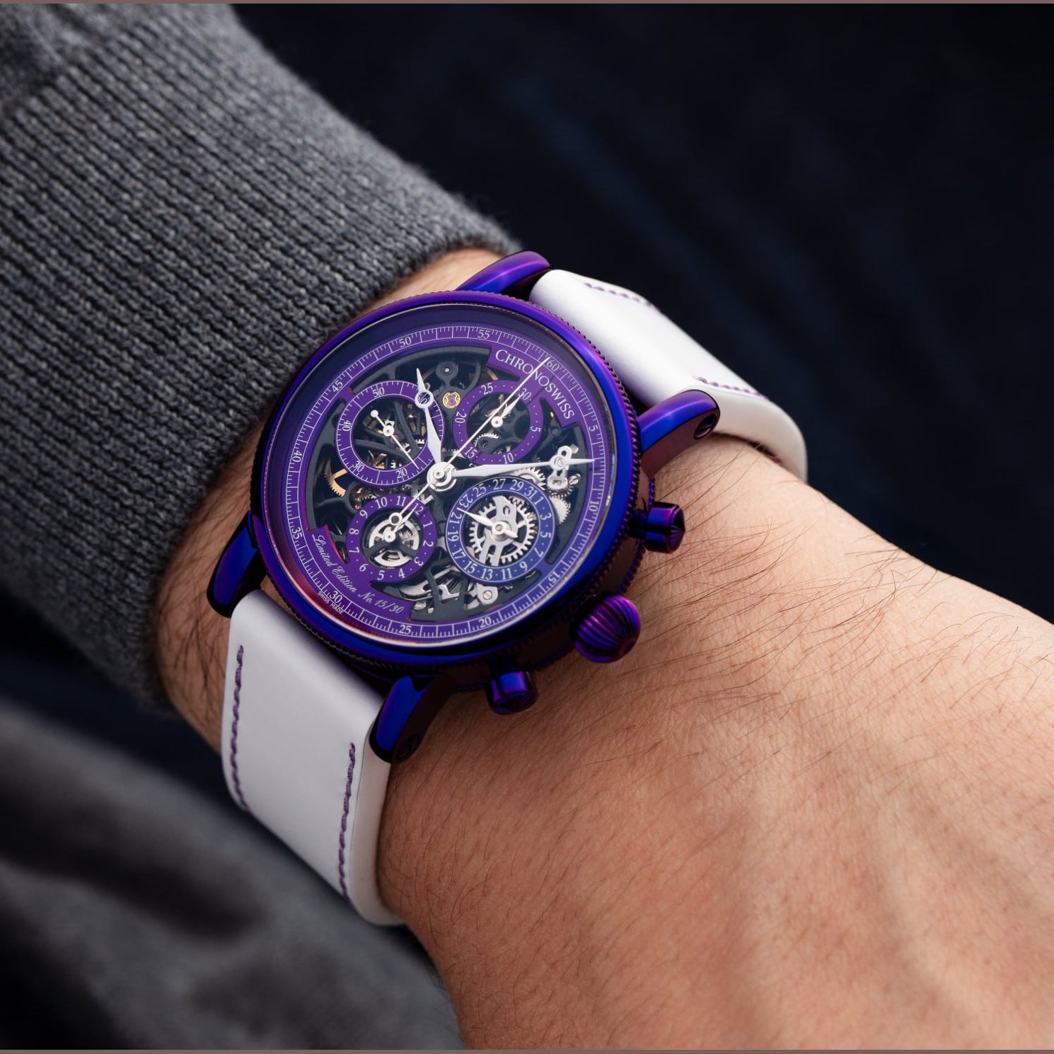 Chronoswiss CH-7548T.1S-PU Opus Purple Rain