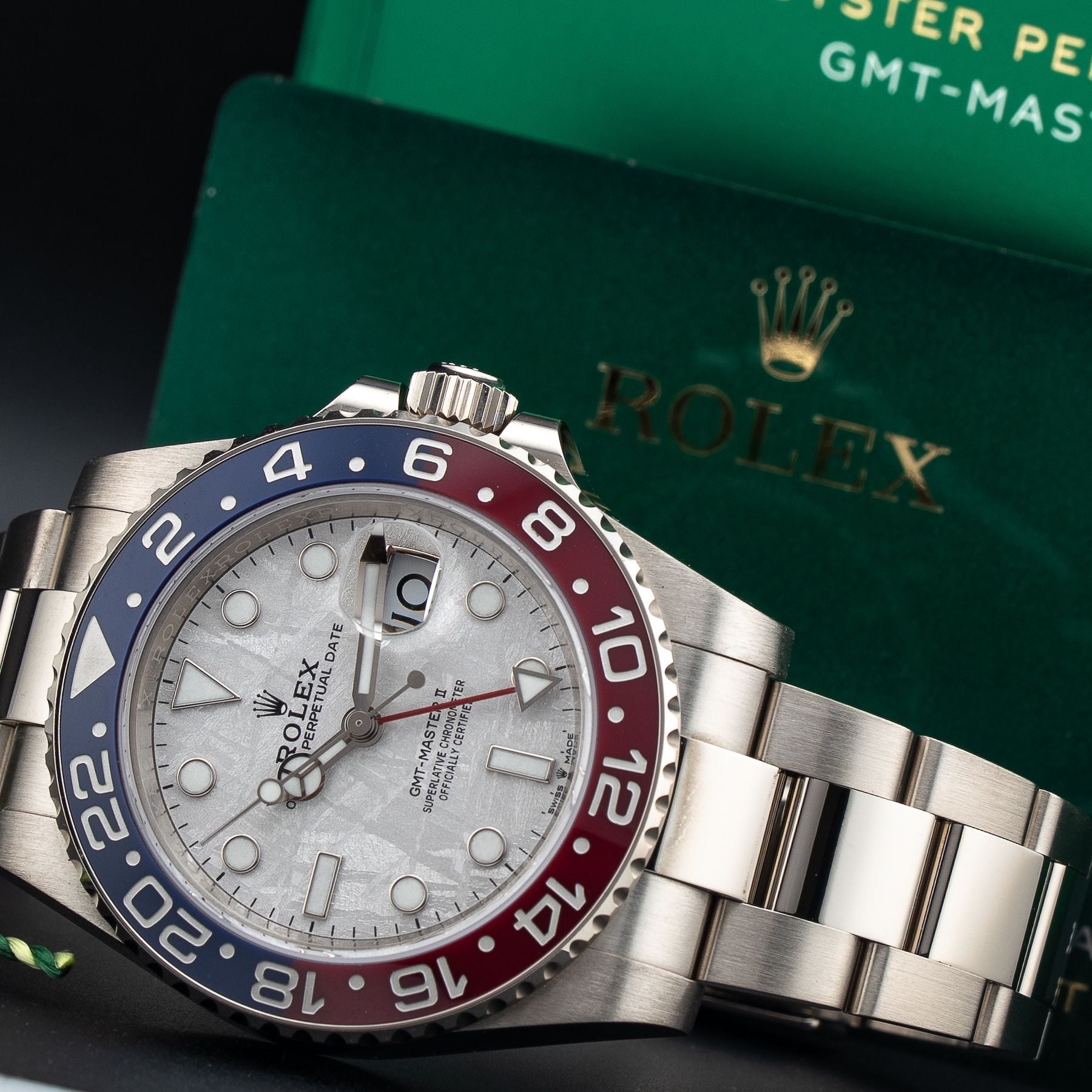 Rolex 126719BLRO White Gold GMT-Master II
