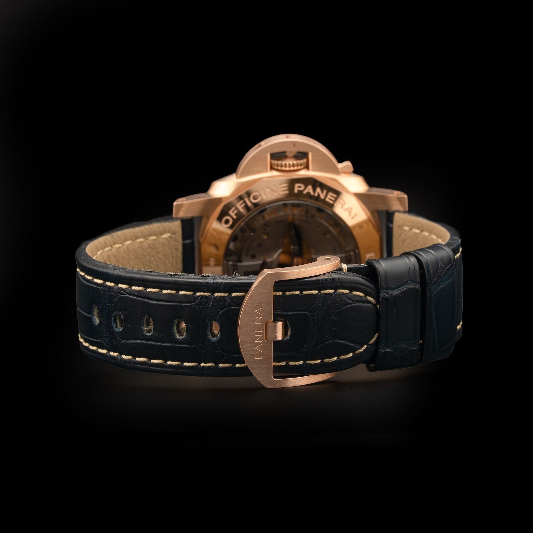 Panerai PAM01020 Luminor Yachts Challenge 18K Rose Gold Blue Dial
