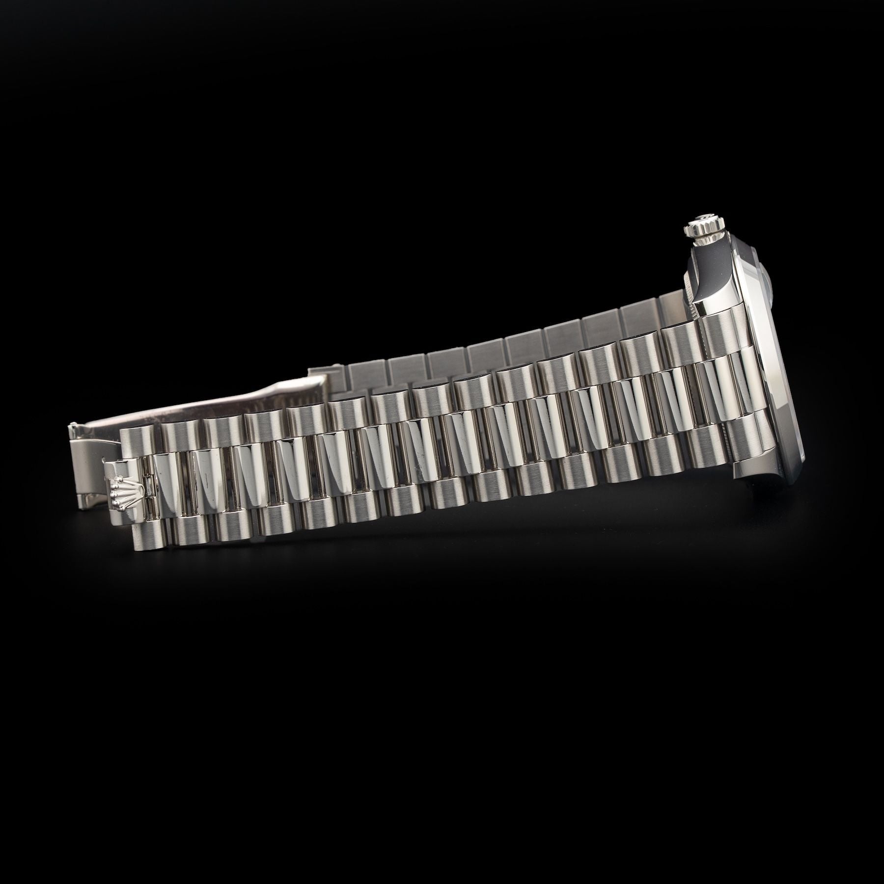 Rolex M228206-0002 Day Date 40 Platinum Ice Blue with Diamonds