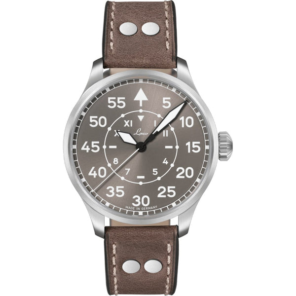 Laco 862171 Pilot Watch Basic Aachen 42 Taupe California