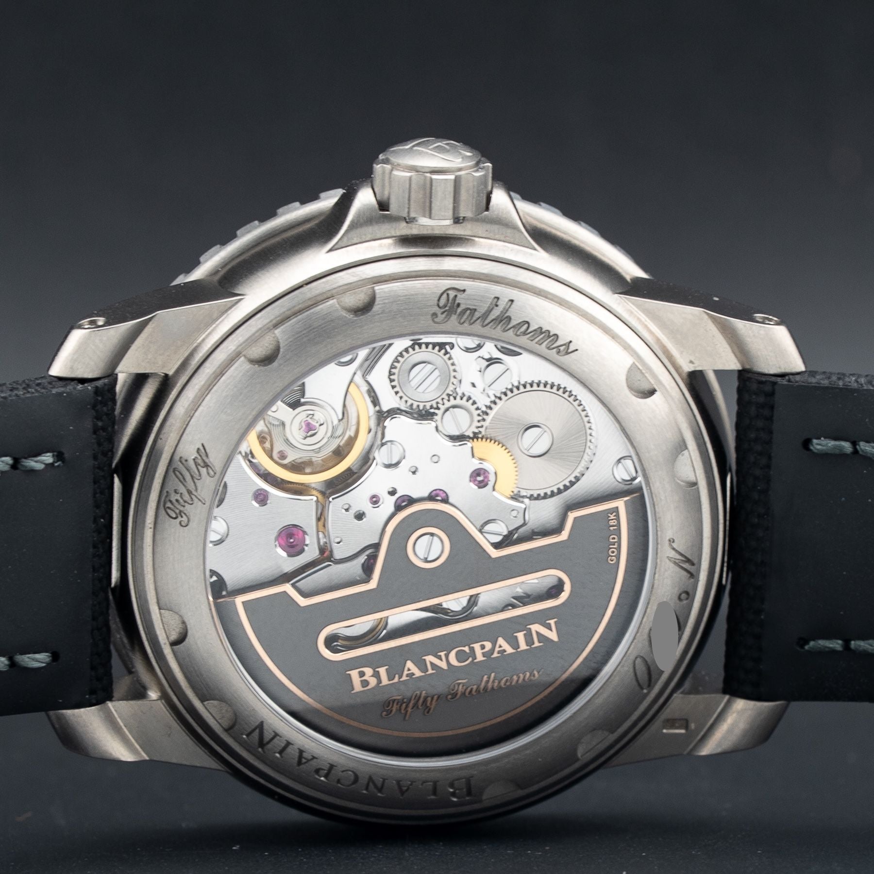Blancpain 5010 12B30 B64A Fifty Fathoms Automatic 42mm Black Dial
