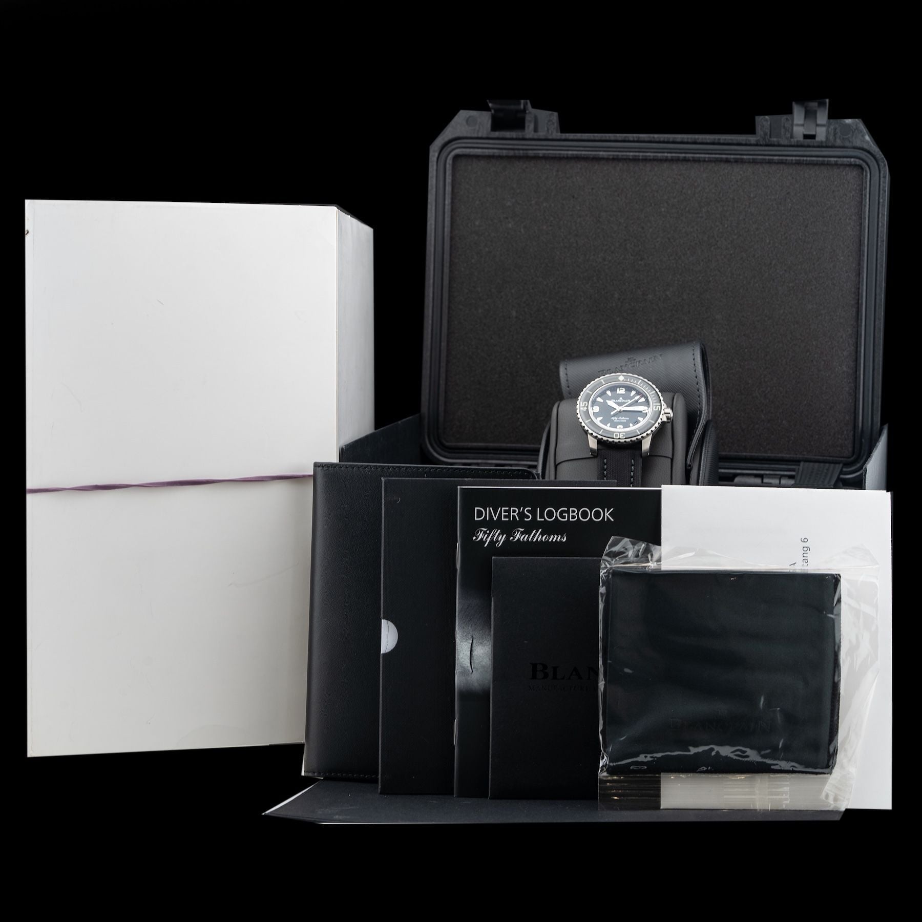 Blancpain 5010 12B30 B64A Fifty Fathoms Automatic 42mm Black Dial