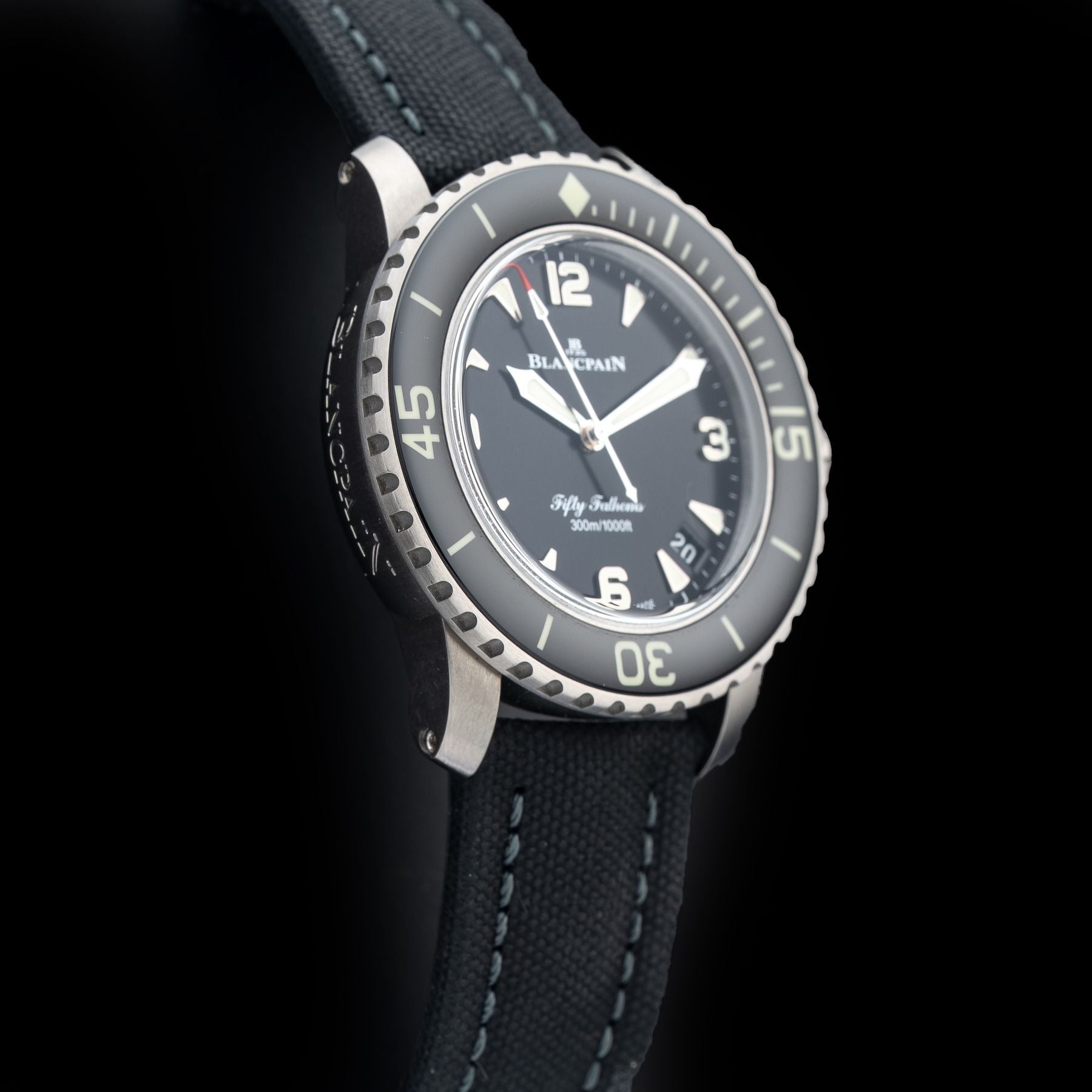 Blancpain 5010 12B30 B64A Fifty Fathoms Automatic 42mm Black Dial