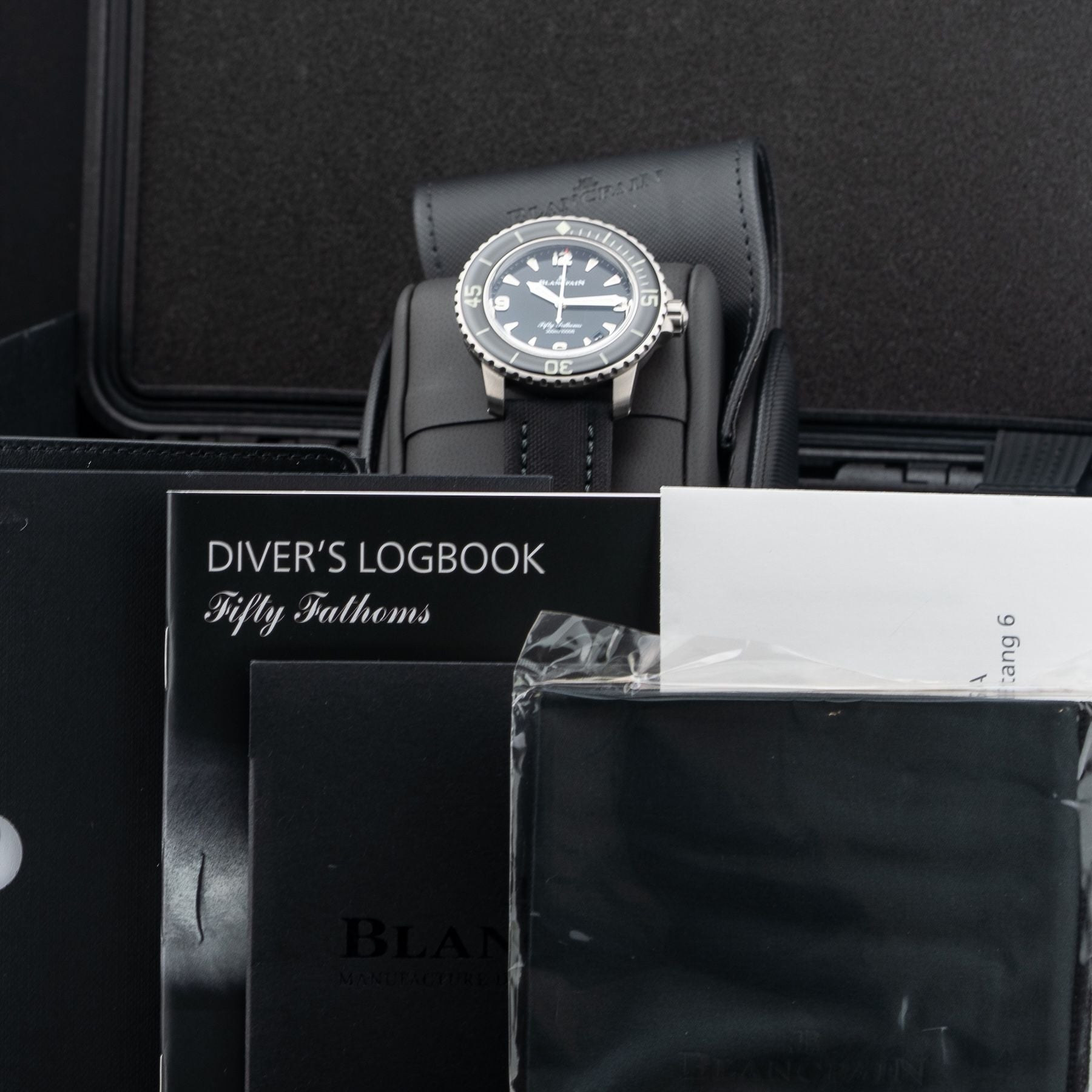 Blancpain 5010 12B30 B64A Fifty Fathoms Automatic 42mm Black Dial