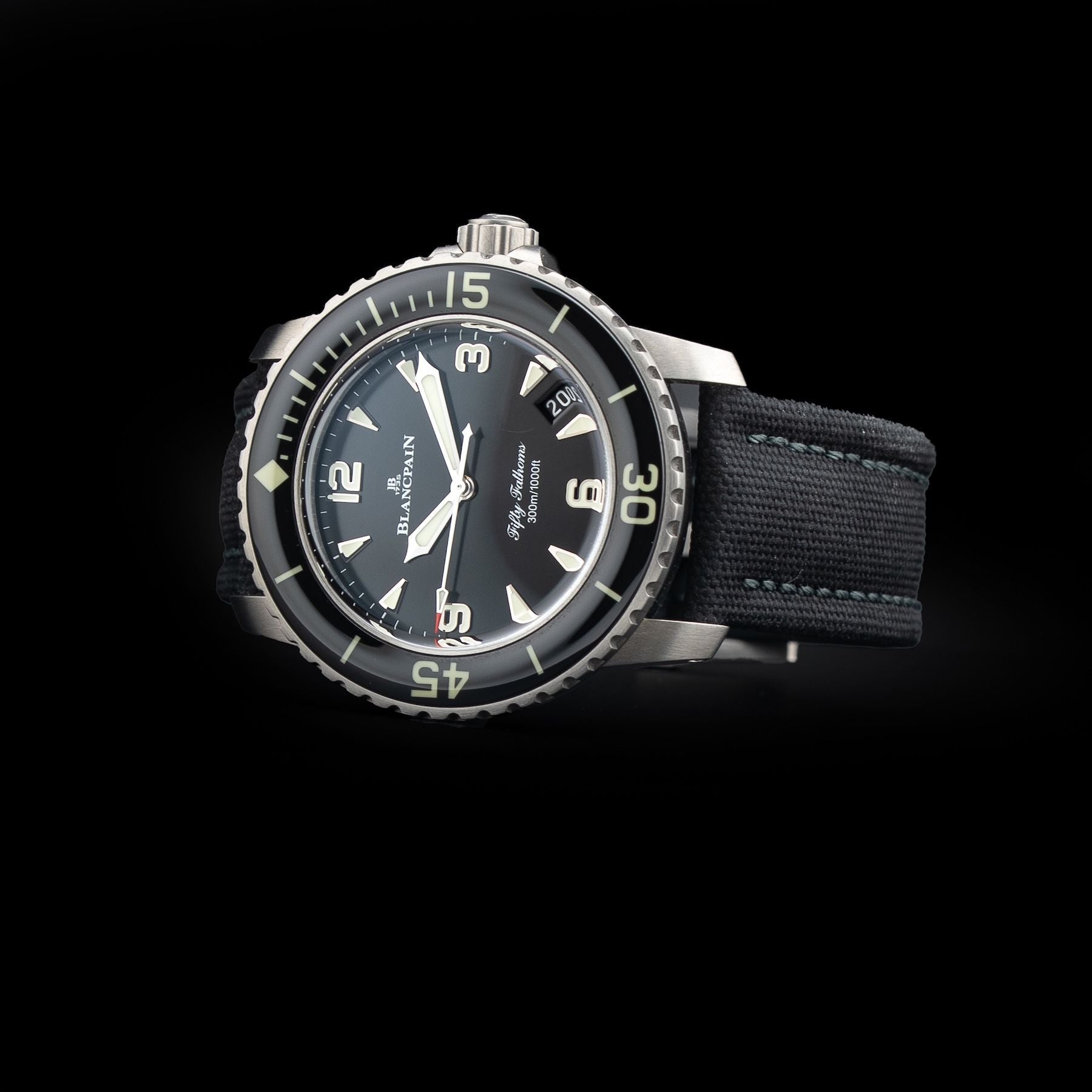 Blancpain 5010 12B30 B64A Fifty Fathoms Automatic 42mm Black Dial
